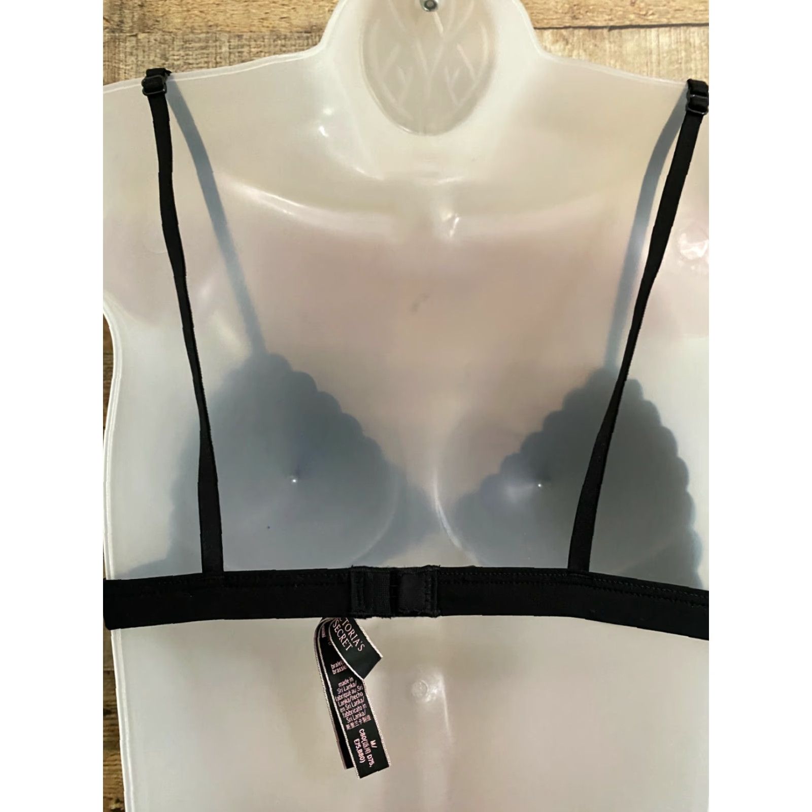 Victoria's Secret Victoria's Secret Bralette Womens Medium Black Multicolor Size ONE SIZE - 3 Thumbnail