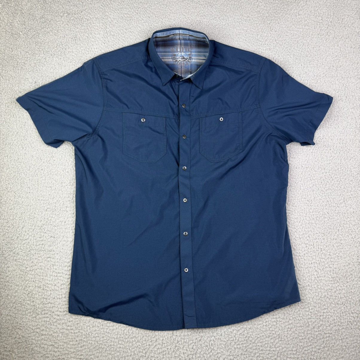 Kuhl Kuhl snap button blue shirt size M Size US M / EU 48-50 / 2 - 1 Thumbnail