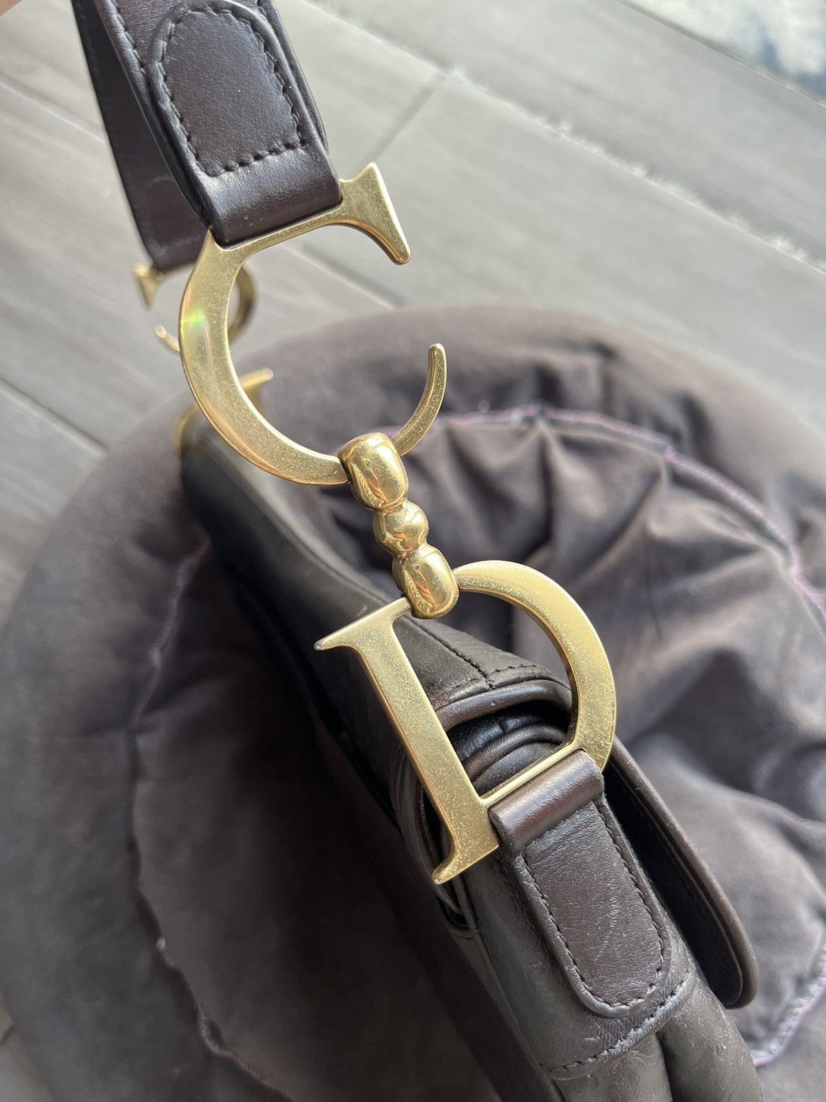 Dior Dior ostrich saddle bag Size ONE SIZE - 10 Thumbnail
