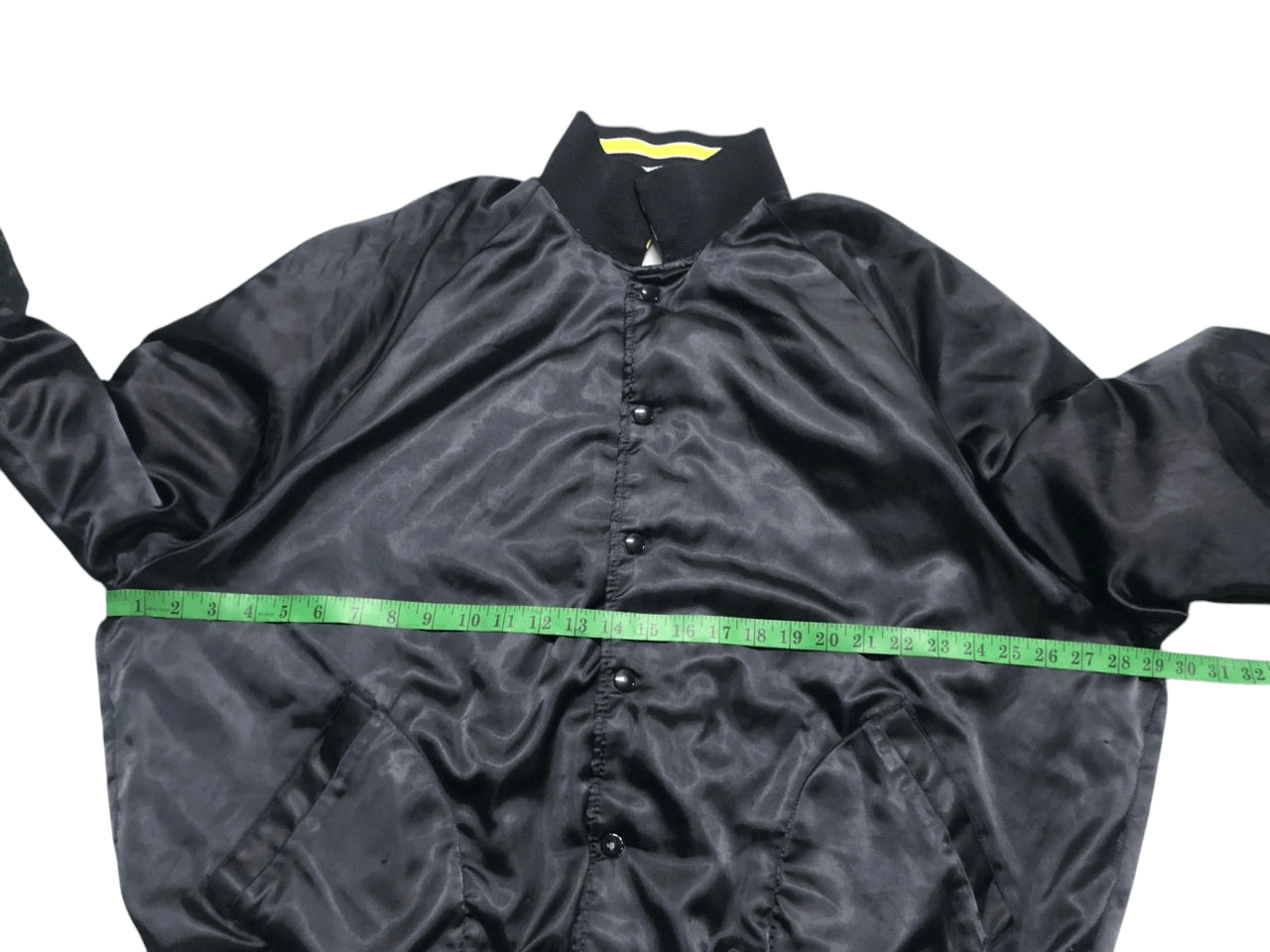 Vintage Vintage 80s Aristo Jac Sattin Bomber Jacket Distressed Size US L / EU 52-54 / 3 - 24 Thumbnail