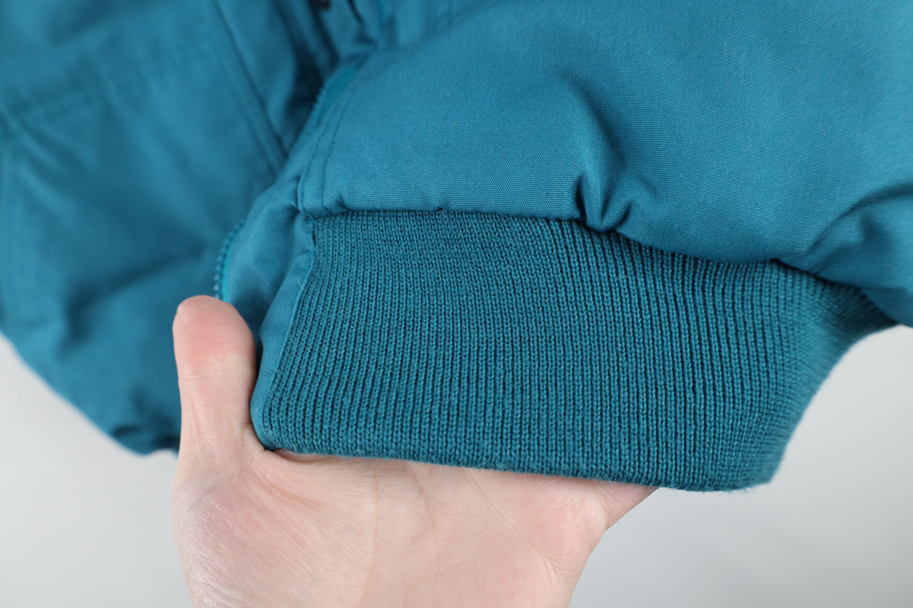 Eddie Bauer × Vintage Vintage 90s Eddie Bauer Down Fill Puffer Vest Jacket Teal Size L / US 10 / IT 46 - 7 Thumbnail