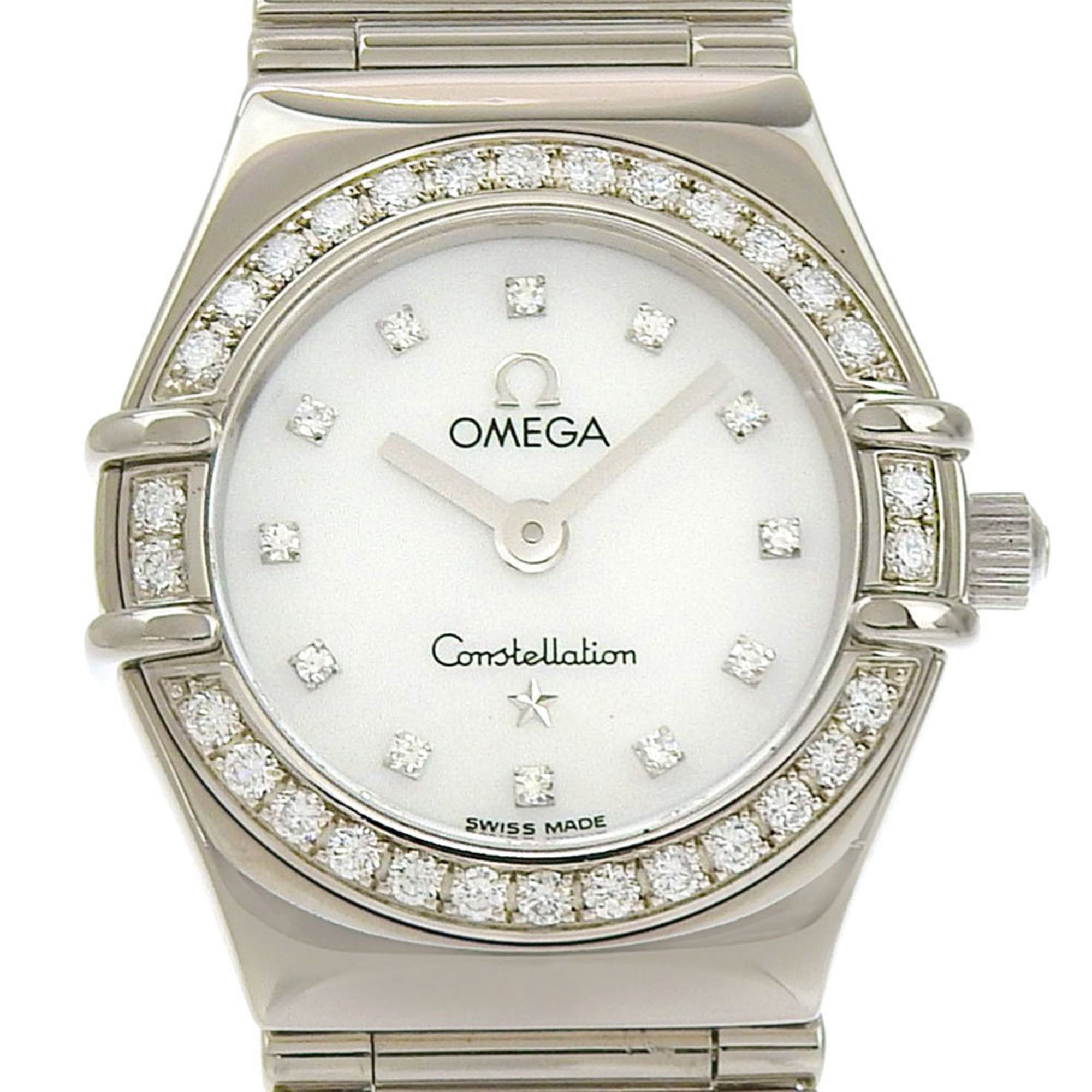 Omega Like New Omega Constellation Mini My Choice 1165 76 Mother-of-Pearl Dial 18K White Gold 64.3g Quartz 150th Anniversary Limited Edition of 999 Pieces Size ONE SIZE - 1 Thumbnail