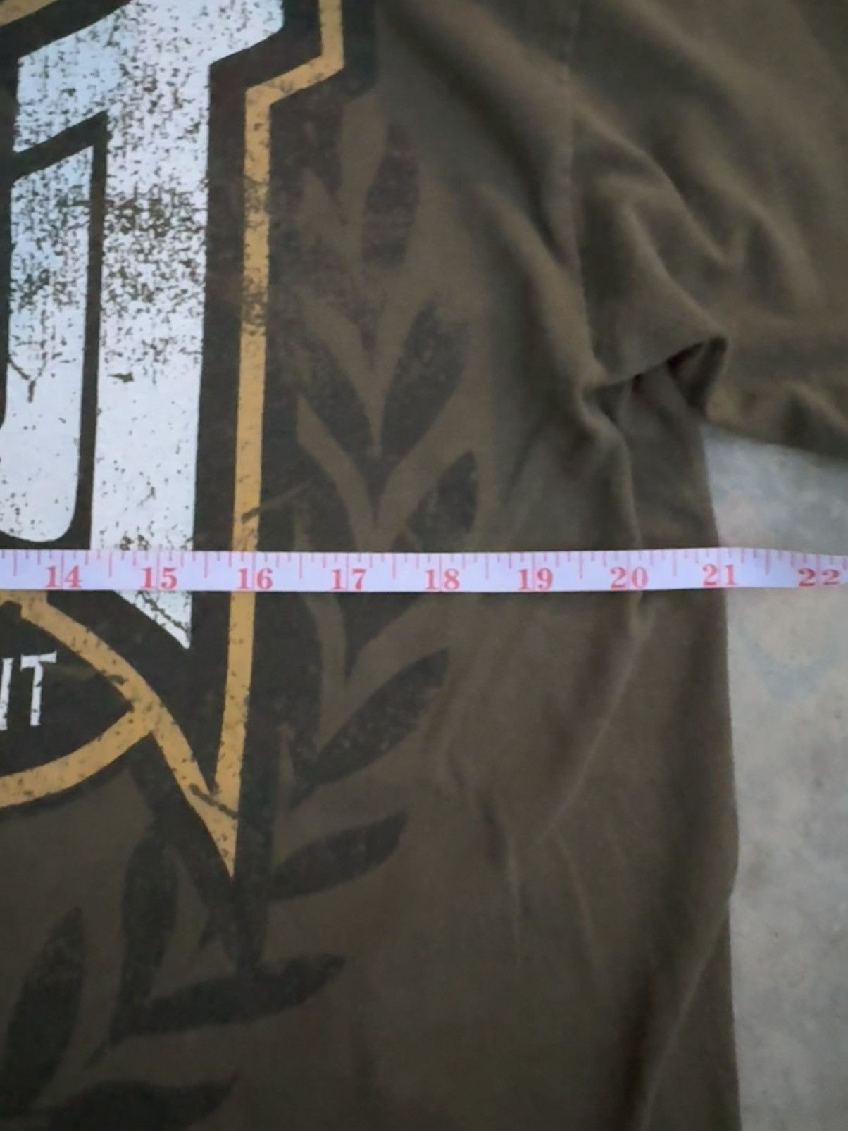 Tapout Tapout Army Green Color Y2k Tee Size US L / EU 52-54 / 3 - 4 Thumbnail