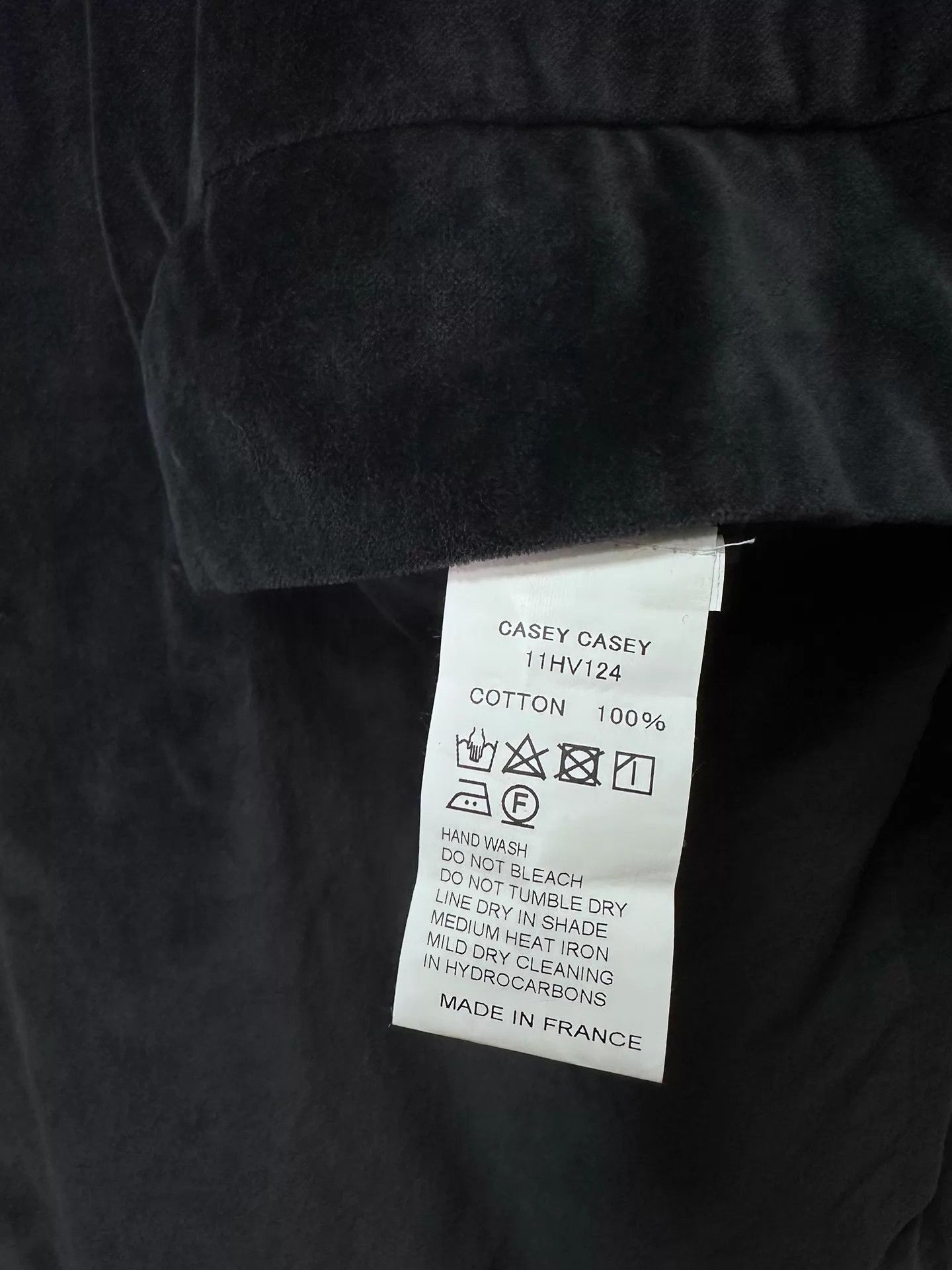 Casey Casey casey casey black grey velvet oversize blazer S Size US S / EU 44-46 / 1 - 9 Thumbnail