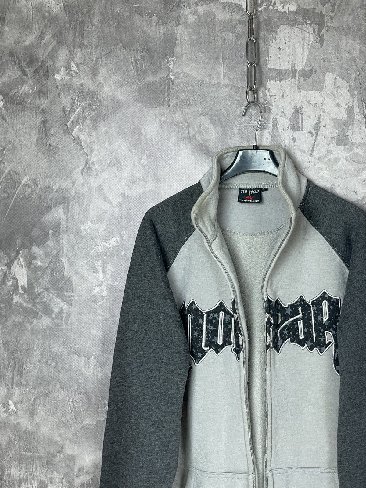 Affliction × No Fear Crazy Y2K Affliction Style No Fear Grunge Zip Up Black Size US XL / EU 56 / 4 - 3 Thumbnail