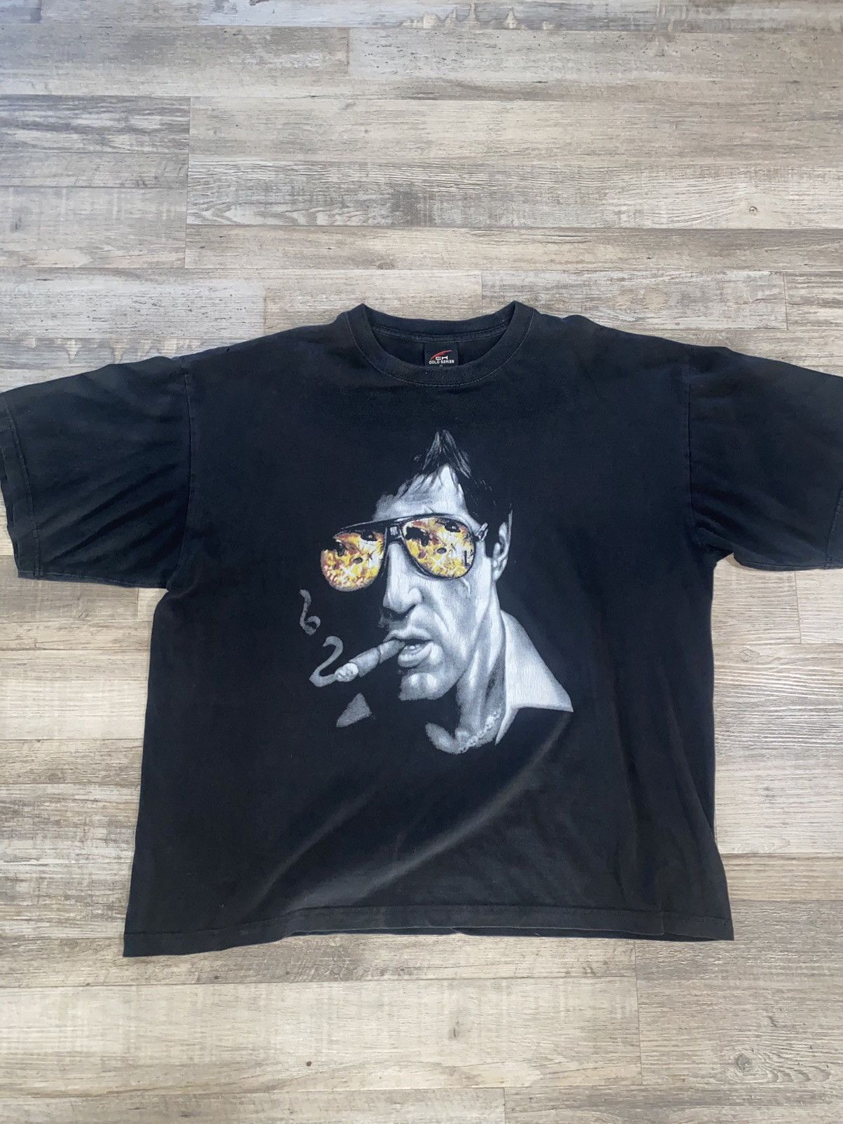 Band Tees × Vintage VINTAGE SCARFACE t-shirt on a CH gold series tag Size US XL / EU 56 / 4 - 1 Thumbnail