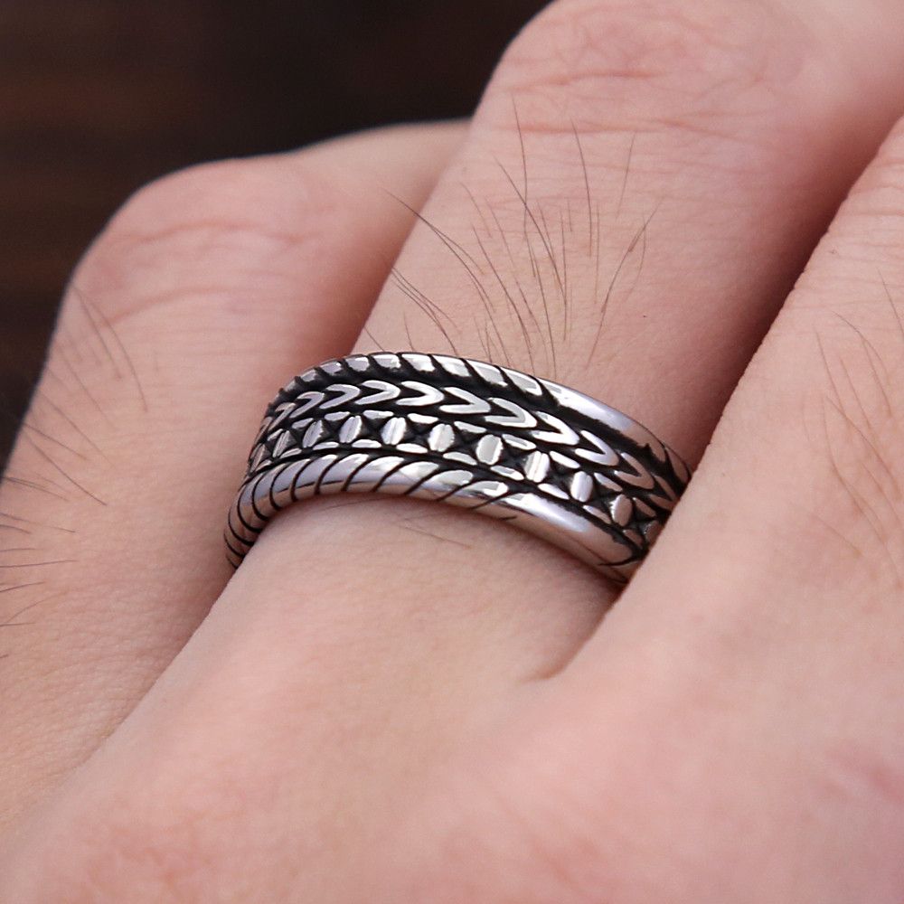 Jewelry Creative Retro Simple Braided Ring Size ONE SIZE - 2 Thumbnail