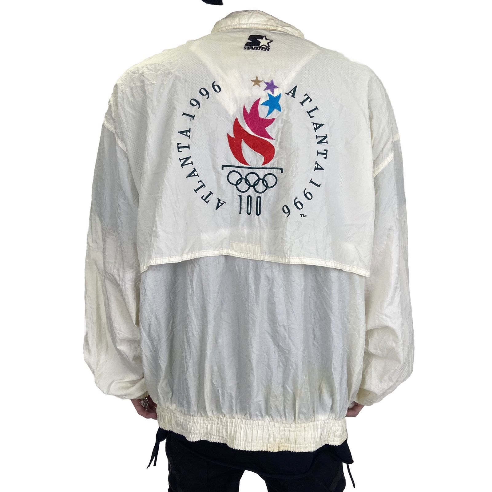Starter Atlanta Olympics 1996 Starter Vintage Windbreaker Size XL Size US XL / EU 56 / 4 - 2 Thumbnail