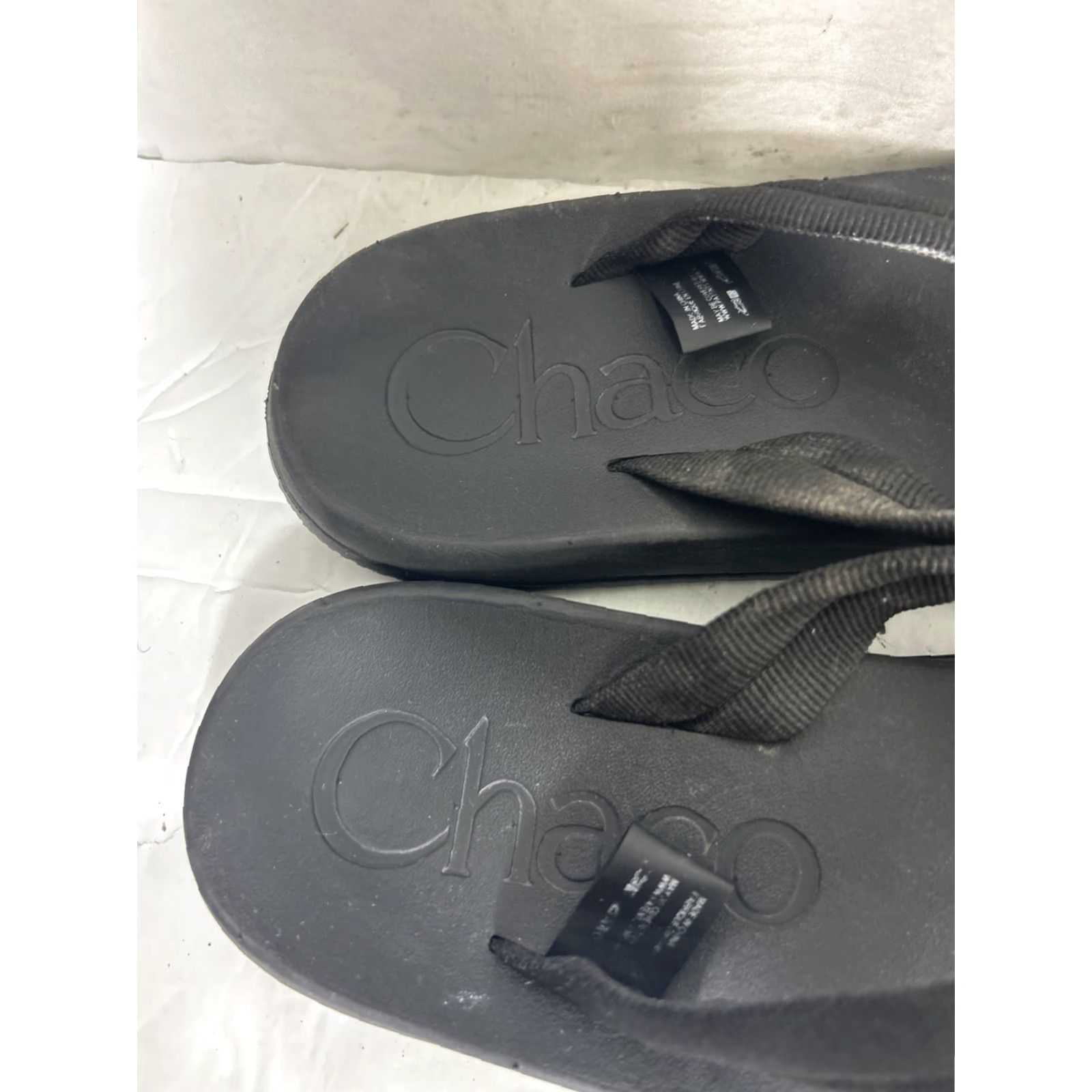 Chaco Chaco Womens Flip Flop Sandal Black 7 Thong Shoes Size US 7 / IT 37 - 3 Thumbnail