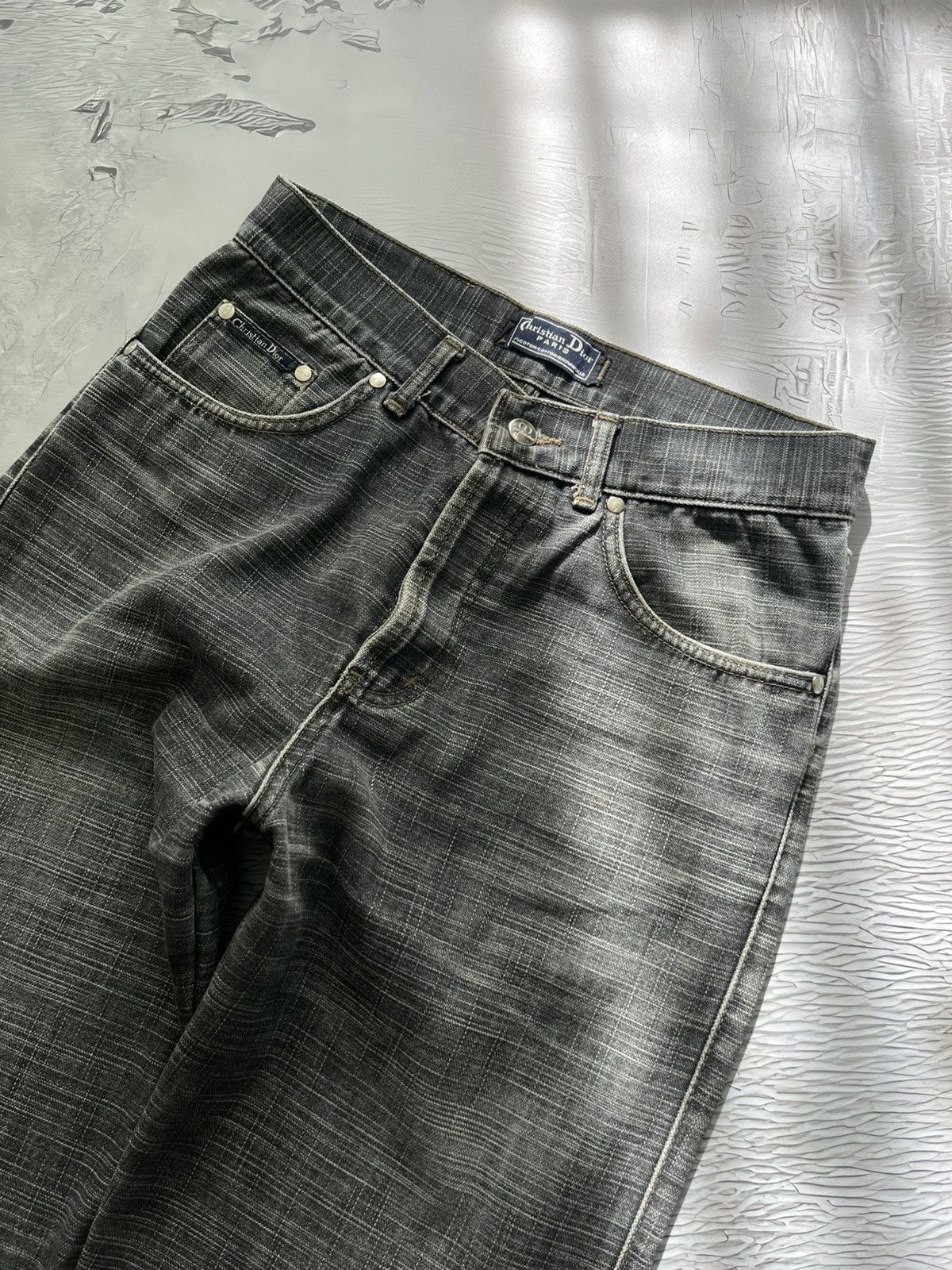 John Galliano CD Vintage 90s Denim Jeans Gray John Galliano Size US 30 / EU 46 - 3 Thumbnail