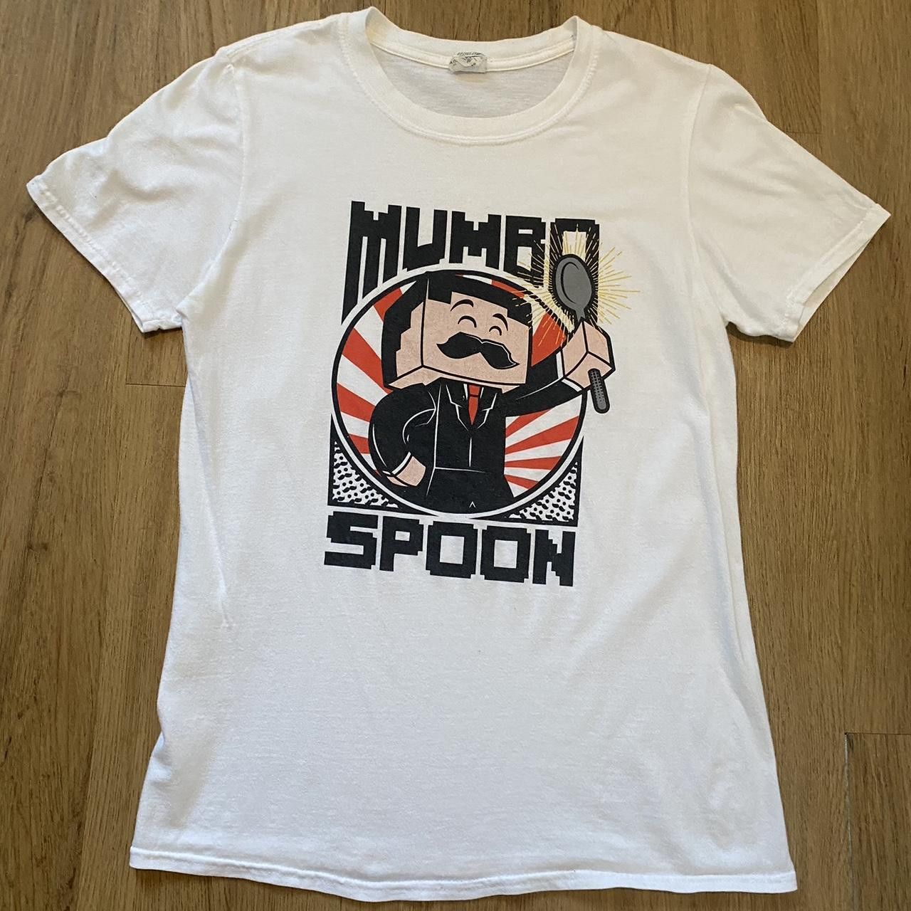 Gildan White cotton Minecraft Mumble Spoon tee Size US S / EU 44-46 / 1 - 1 Thumbnail