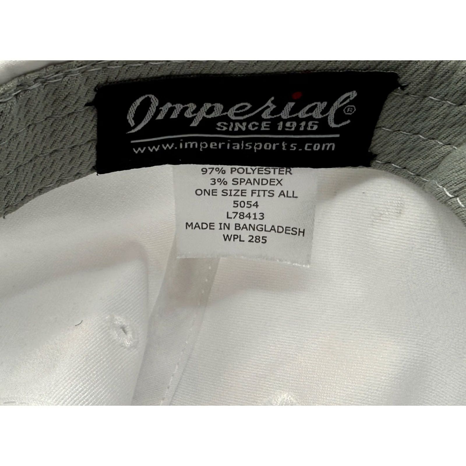 Imperial Barstool Golf IMPERIAL White Rope Snapback Hat Cap Mens Adjustable Solid Cap Golf Sports Hat Cap Size ONE SIZE - 4 Thumbnail