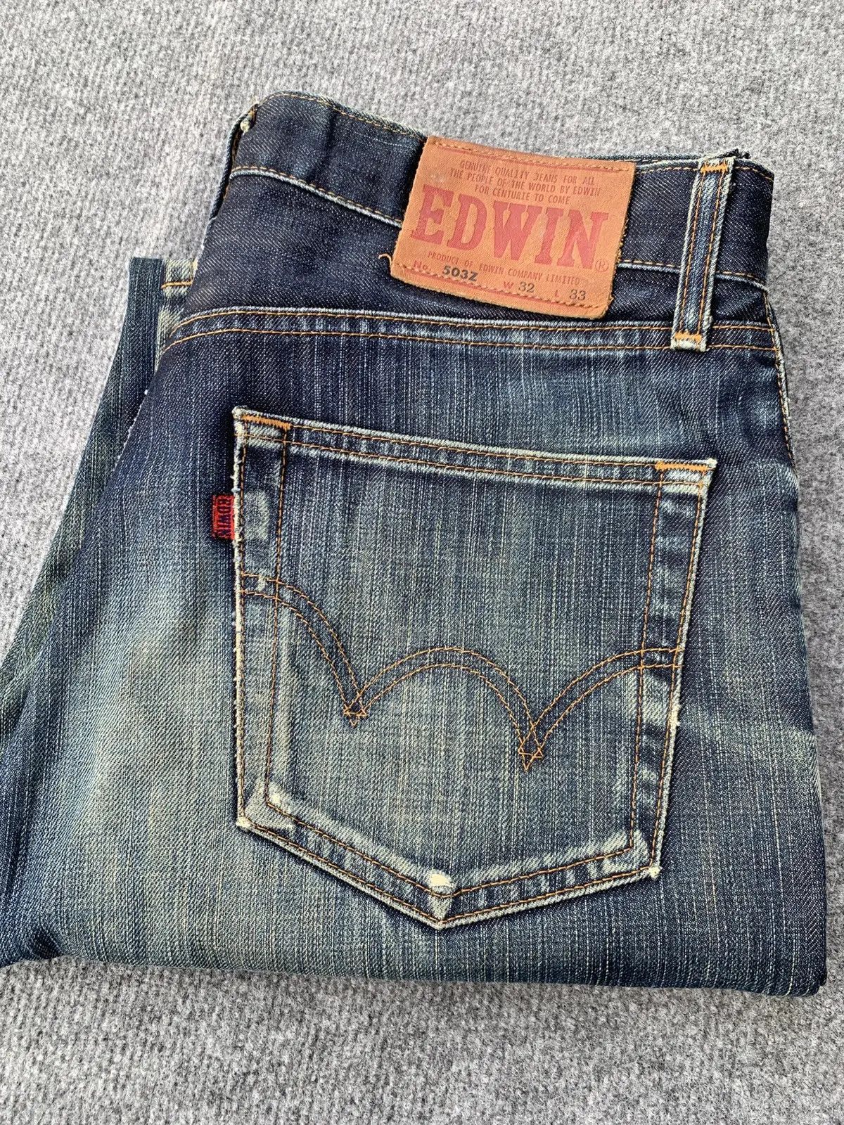 Edwin VINTAGE EDWIN 503z FADED BLUE. Size US 30 / EU 46 - 11 Thumbnail