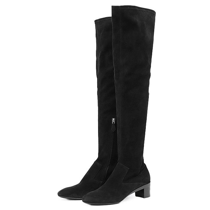 Hermes Hermes Nubuck Long Boots Suede Shoes DUTY FREE for USA