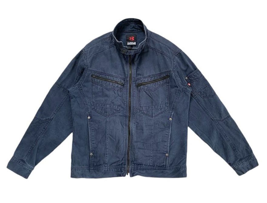 Japanese Brand Burtle Workwear Jacket Size US L / EU 52-54 / 3 - 1 Thumbnail