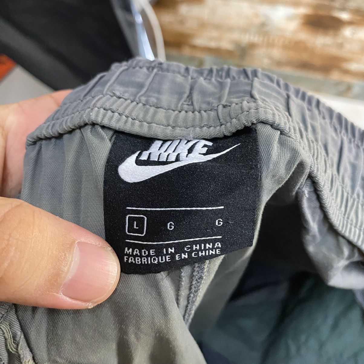 Nike DL Nike Gray faded Joggers Pants #C1275 Size US 28 / EU 44 - 17 Thumbnail