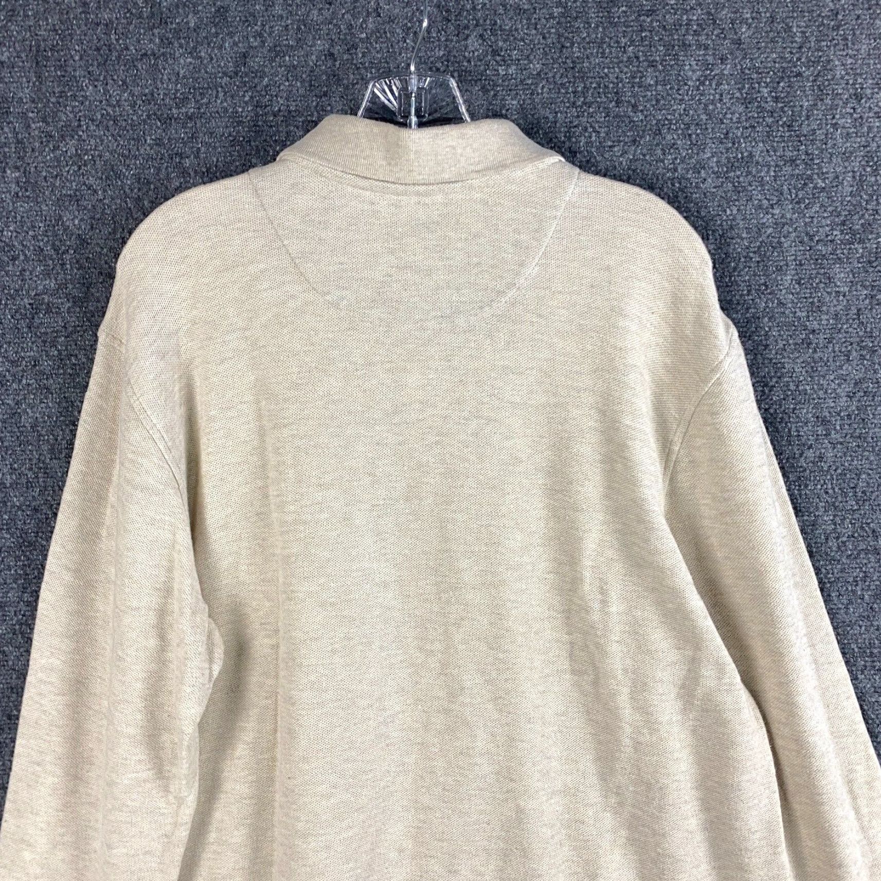 Club Room Club Room Polo Shirt Men’s Long Sleeve Beige 100 Cotton M Adult Polo Shirt Men M Beige 100 Cotton Polo Shirt Club Room Mens M Size US M / EU 48-50 / 2 - 8 Thumbnail