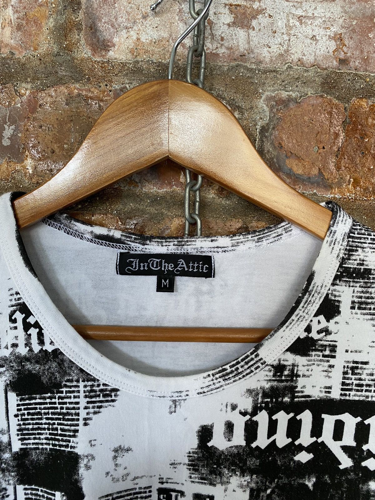 In The Attic Iconic Punk and Gothic Newspaper print tee Size US S / EU 44-46 / 1 - 5 Thumbnail