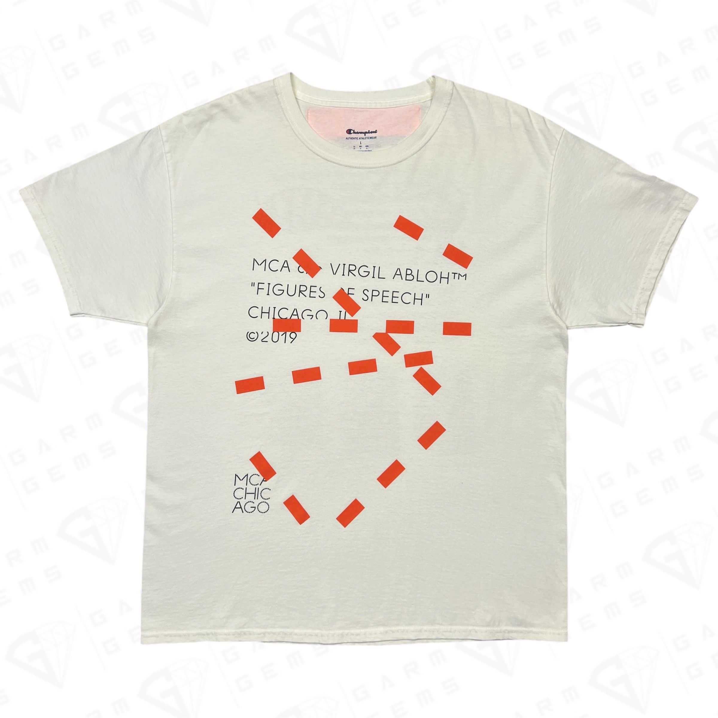 Virgil Abloh Virgil Abloh x MCA Chicago Figures of Speech FOS T-Shirt Size US L / EU 52-54 / 3 - 1 Thumbnail