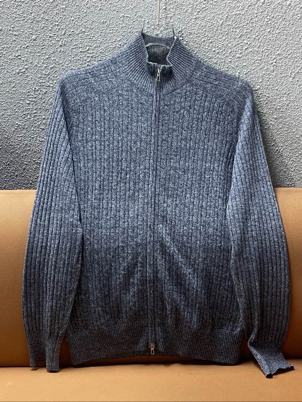 Loro Piana Loro Piana Baby Cashmere Blend Zip-up Sweater Size 48 Size US M / EU 48-50 / 2 - 1 Thumbnail