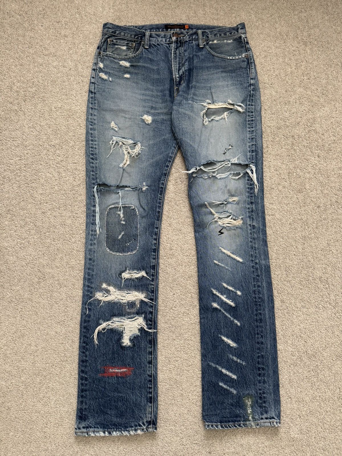 Undercover But Beautiful Jeans | Grailed