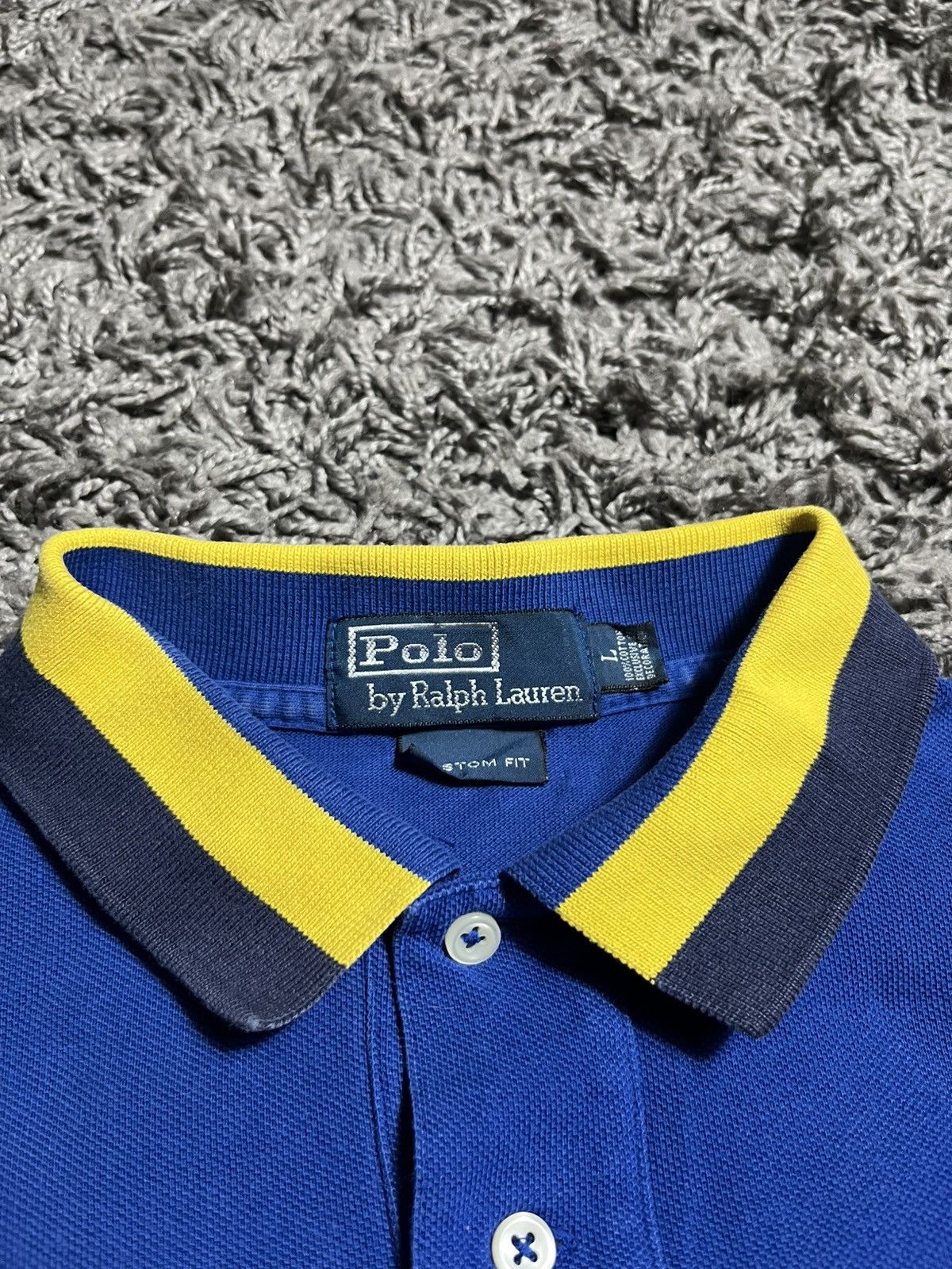 Ralph Lauren RALPH LAUREN CHIEF KEEF STYLE Y2K VINTAGE COTTON POLO TEE Size US L / EU 52-54 / 3 - 3 Thumbnail