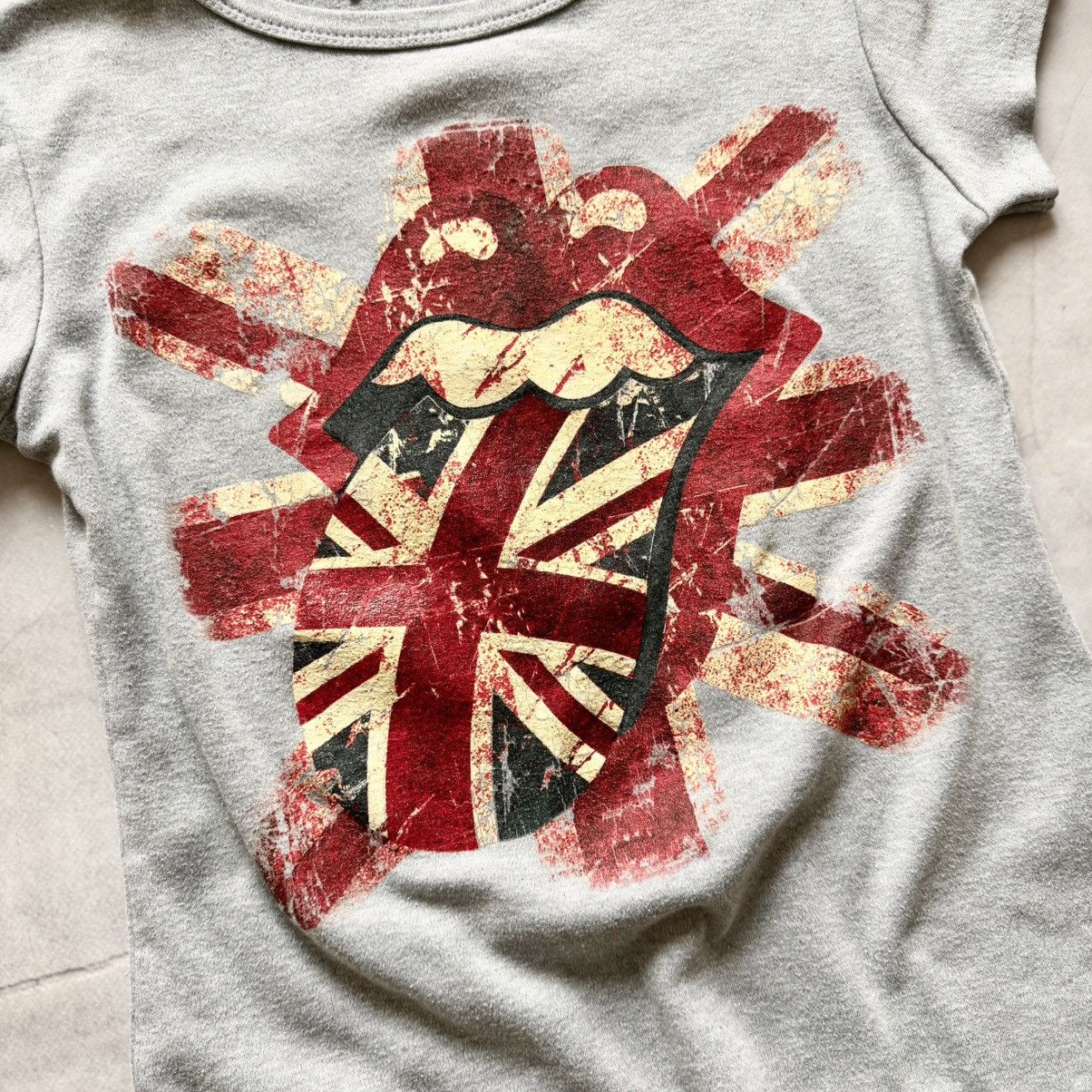 Hysteric Glamour Y2K British Flag Rolling Stone Style Hysteric Glamour T-Shir Size XS / US 0-2 / IT 36-38 - 2 Thumbnail