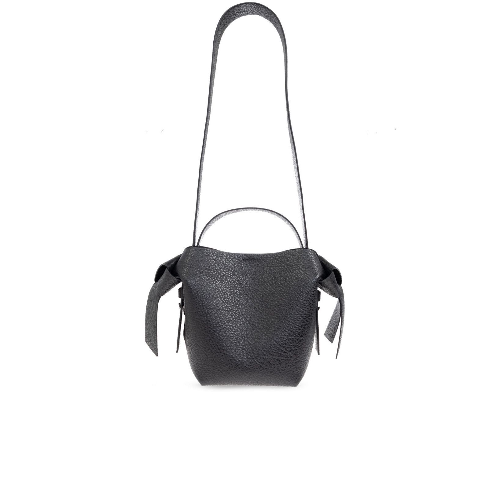 Acne Studios ACNE STUDIOS Black Leather Bucket Shoulder Bag New Size ONE SIZE - 2 Thumbnail
