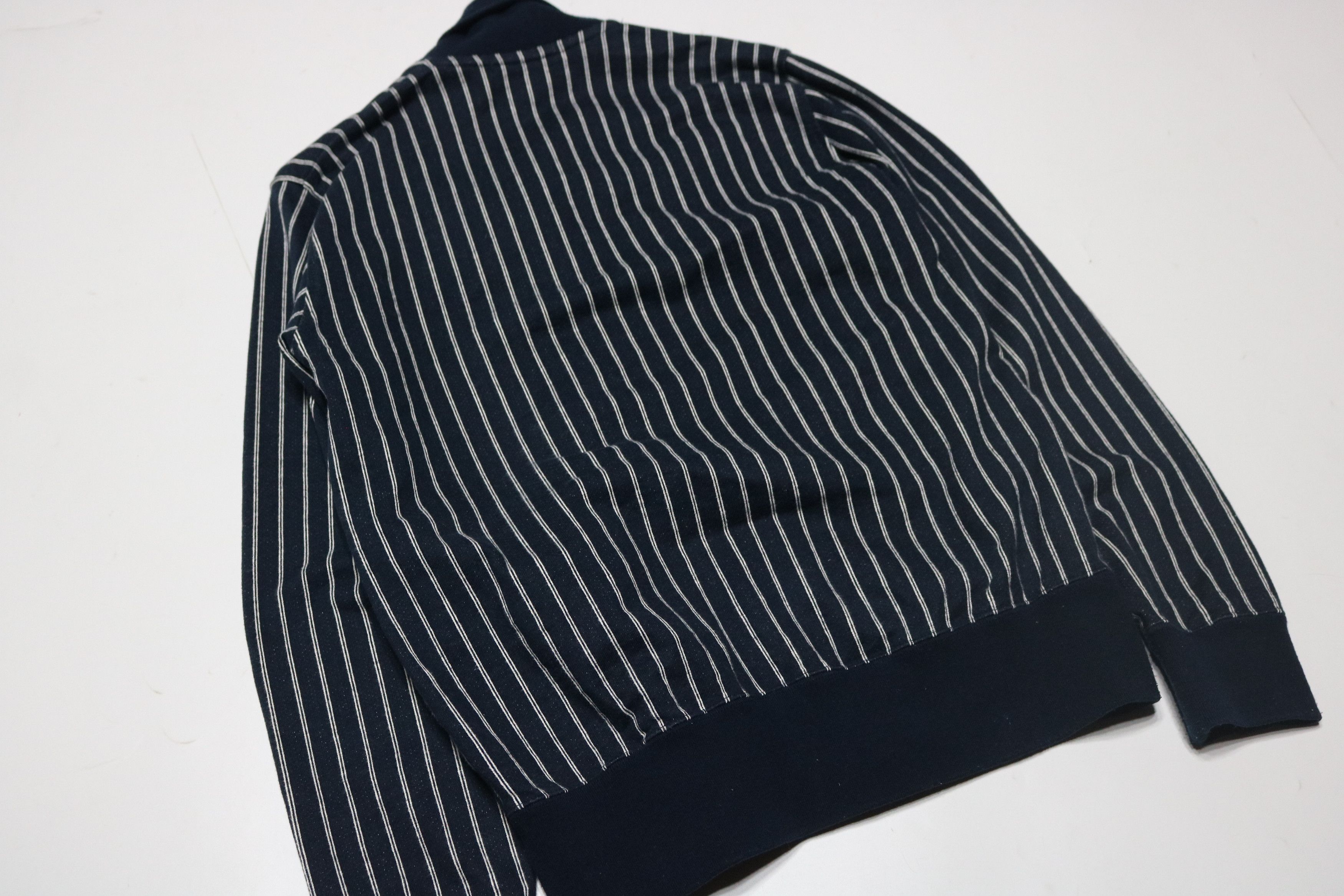 Hysteric Glamour HYSTERIC GLAMOUR Striped Button Shawl Jacket Size M / US 6-8 / IT 42-44 - 8 Thumbnail