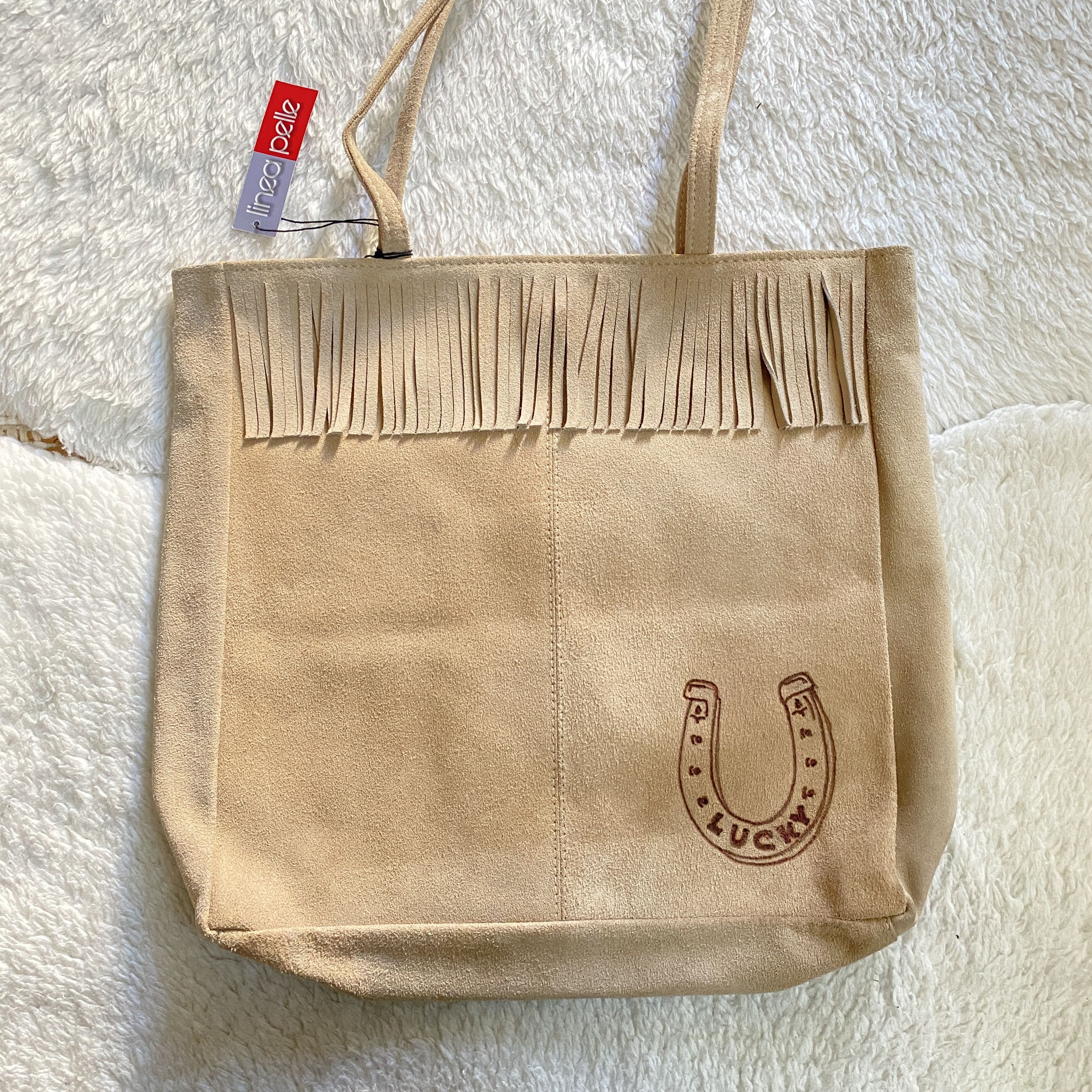 Other Hand-Burned Suede Tote Bag – One-of-One Custom Design Size ONE SIZE - 12 Thumbnail