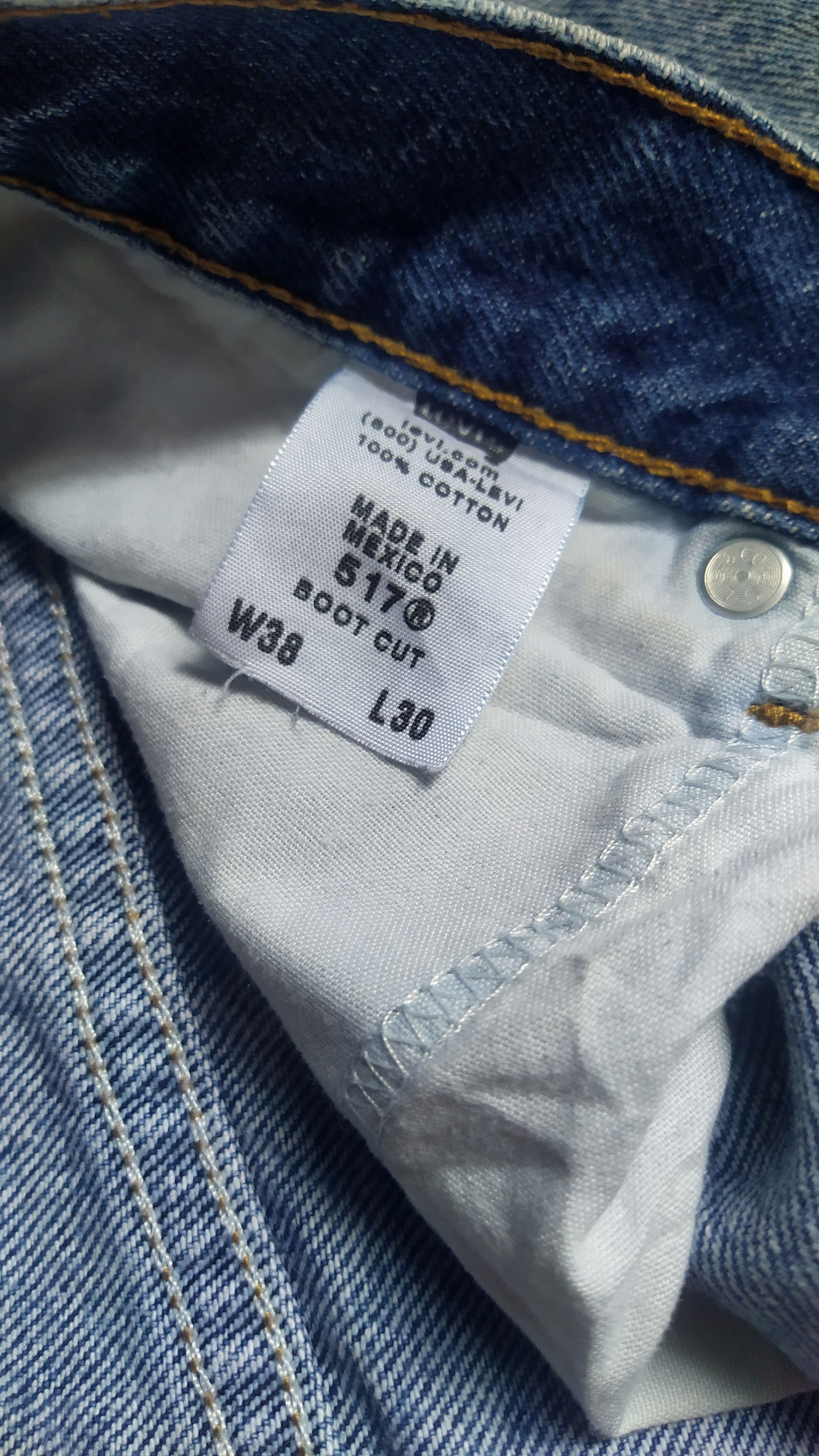 Levi's Vintage Levis Boot cut 517 distressed denim Size US 37 - 5 Thumbnail