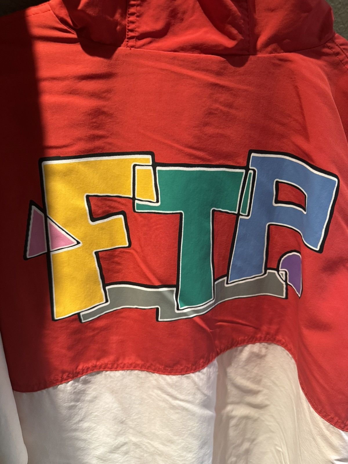 Fuck The Population White/Red FTP Fuck the Population Color Block Anorak Medium Size US M / EU 48-50 / 2 - 15 Thumbnail