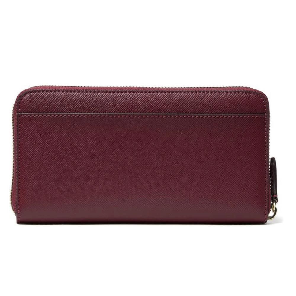 Kate Spade Kate Spade Brynn Continental Zip Wallet Deep Berry Burgundy Size ONE SIZE - 2 Thumbnail