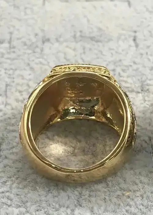 Japanese Brand Punk Carved Pattern Rings Size ONE SIZE - 4 Thumbnail
