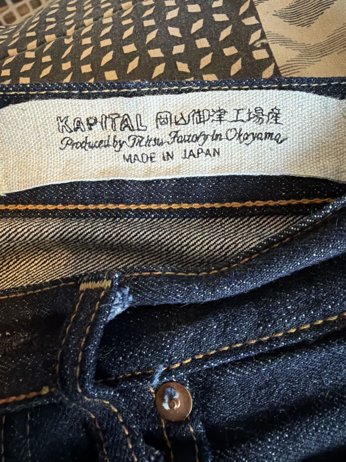 Kapital Navy Blue Kapital W/ Kapital Belt Loop Size US 32 / EU 48 - 4 Thumbnail