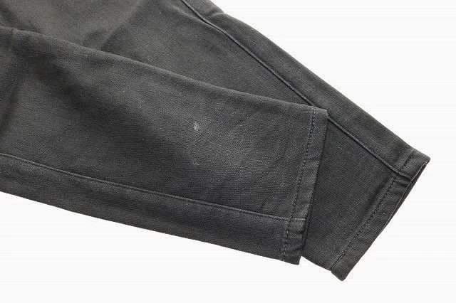 Junya Watanabe Denim Skinny Wool Full Length Zipper Plain Black Size US 32 / EU 48 - 5 Thumbnail