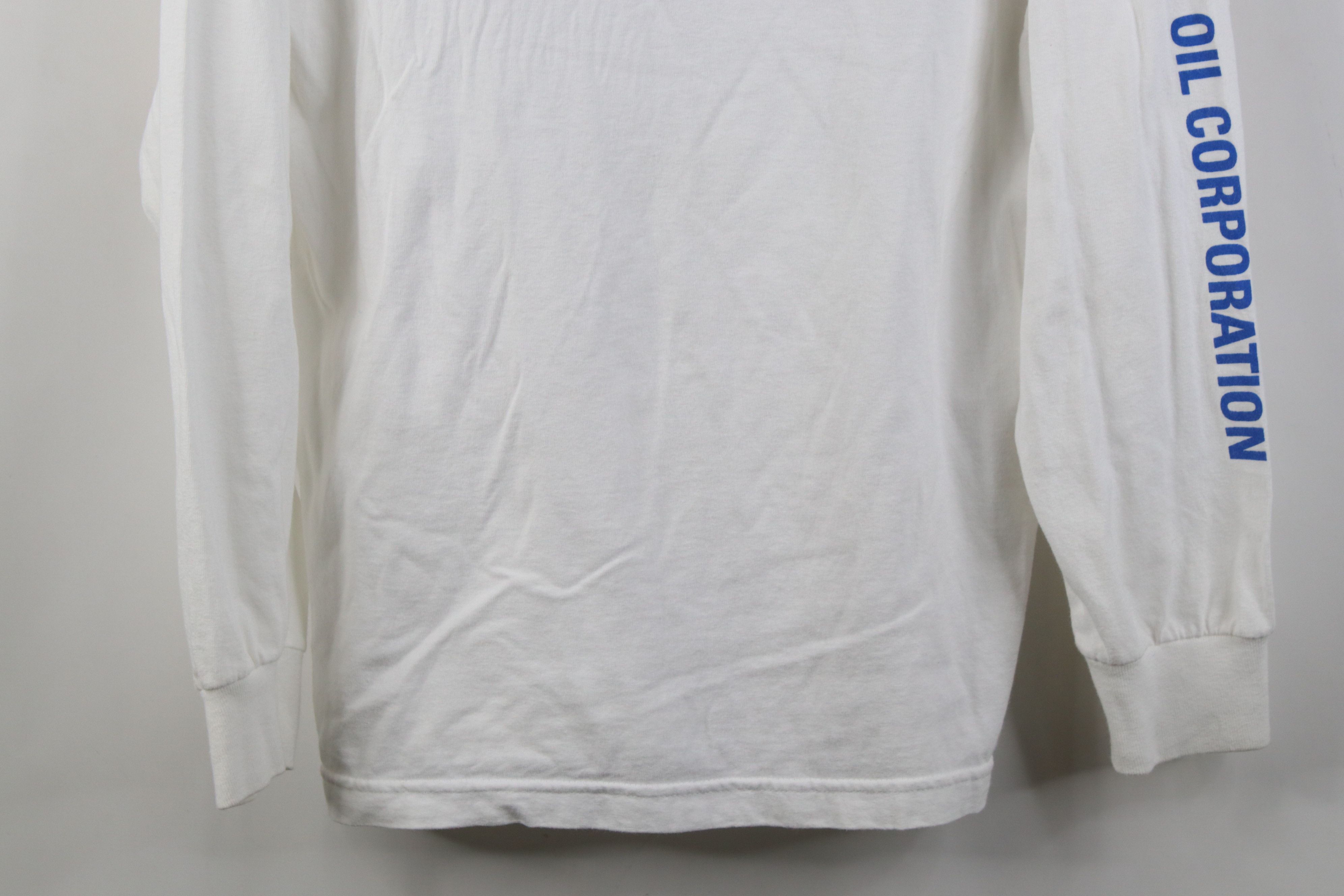 Vintage Vintage 90s Y2K Oil Corporation Long Sleeve T-Shirt White Size US L / EU 52-54 / 3 - 3 Thumbnail