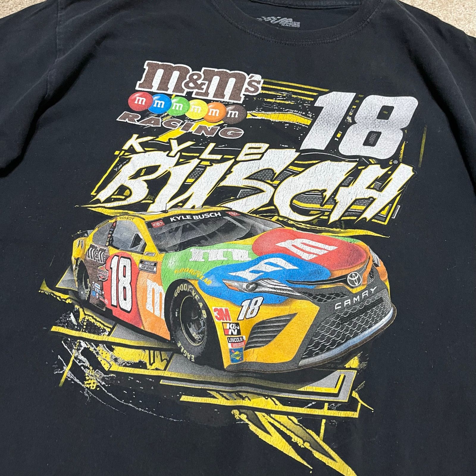 Other Kyle Busch #18 M&M’s Racing Nascar Double Sided Tee XL Size US XL / EU 56 / 4 - 3 Thumbnail