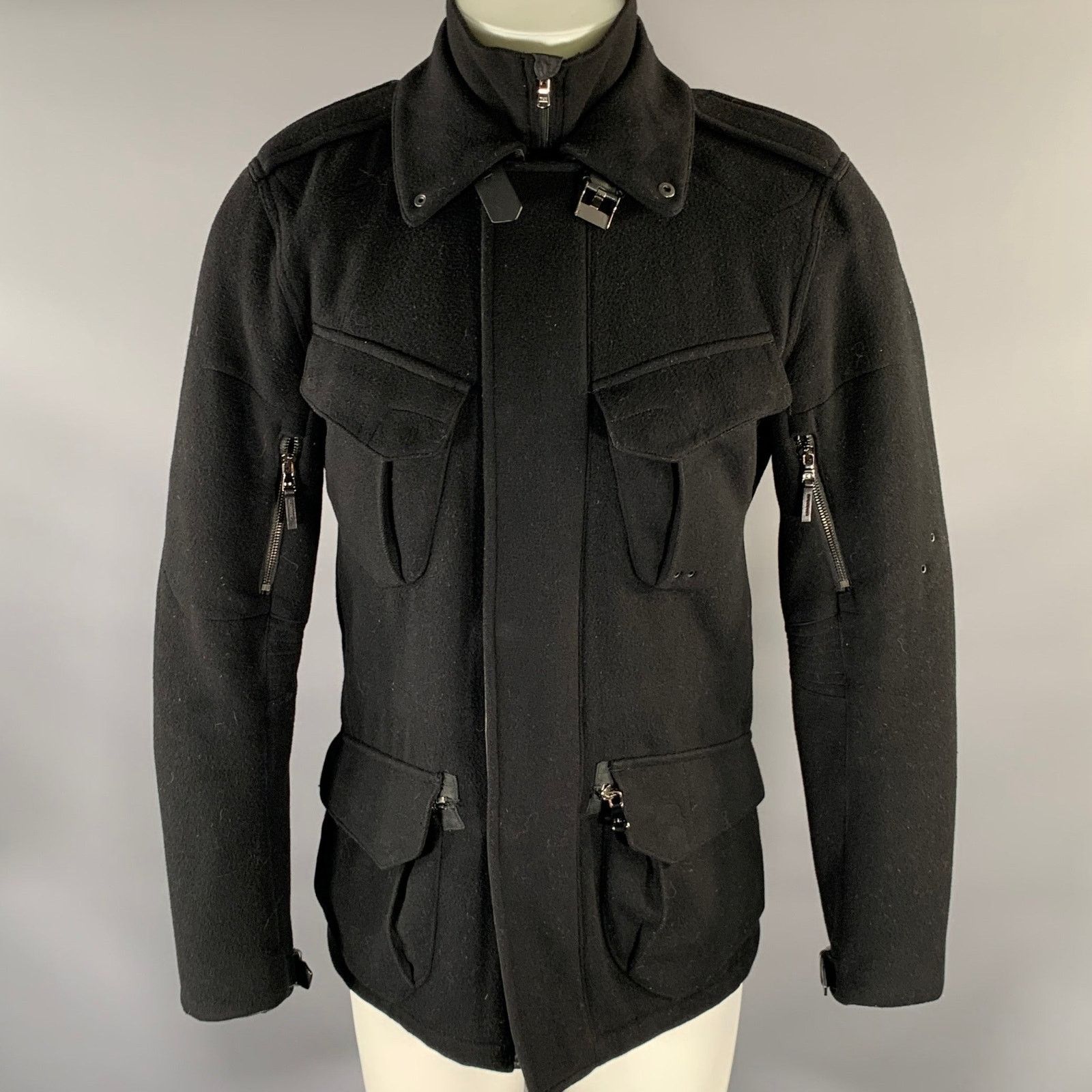 Ralph Lauren RALPH LAUREN Size S Black Wool Blend Coat Jacket Size US S / EU 44-46 / 1 - 1 Thumbnail