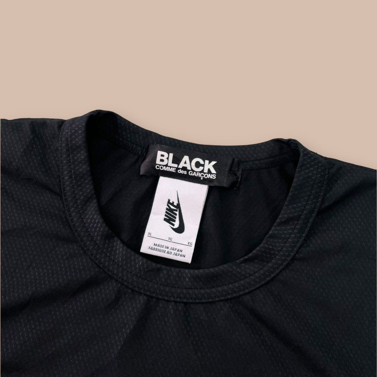 Comme des Garcons × Nike Nike X BLACK COMME des GARCONS Tee Size US XL / EU 56 / 4 - 5 Thumbnail