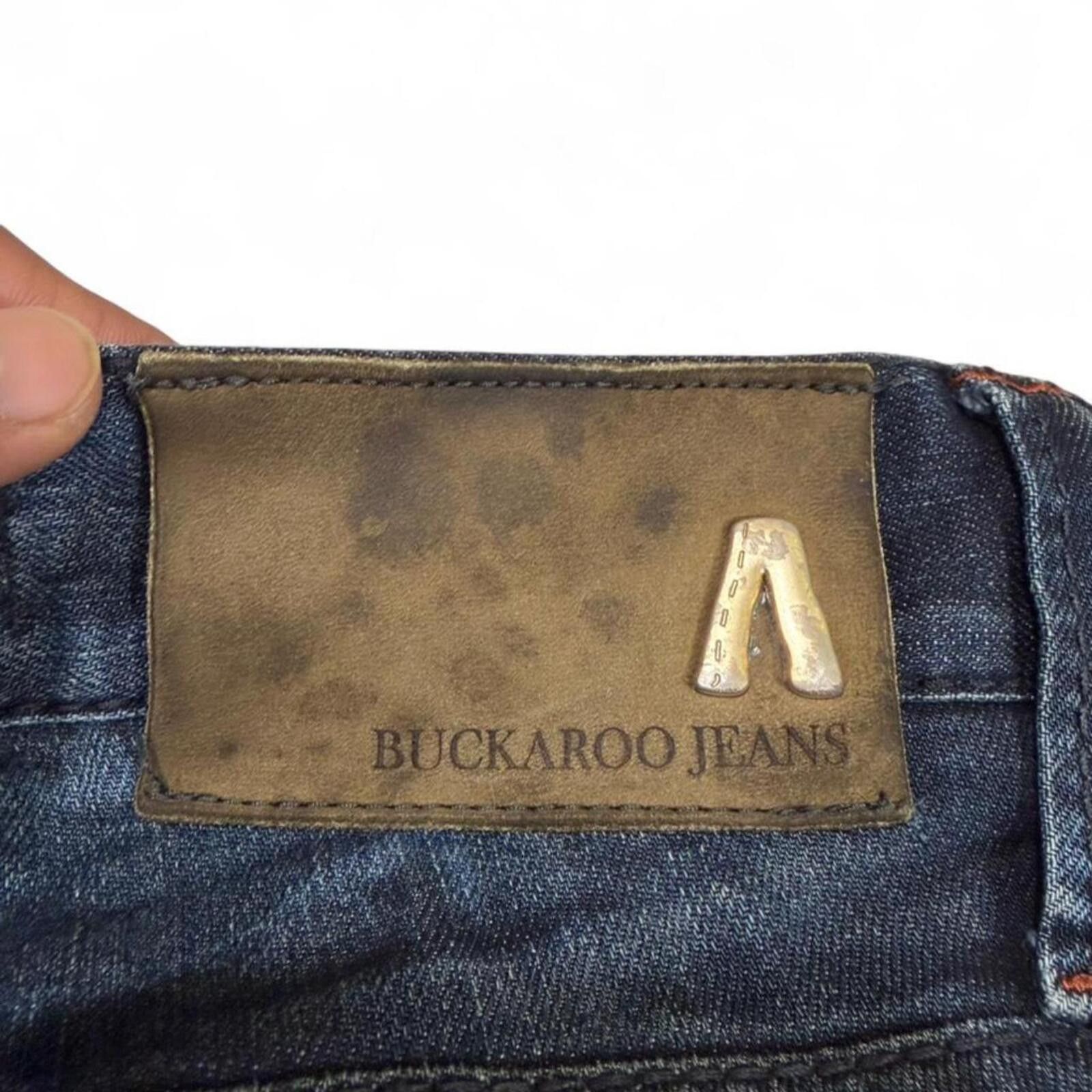 True Religion Vintage Buckaroo y2k ripped look relaxed fit denim jeans Size US 33 - 5 Thumbnail