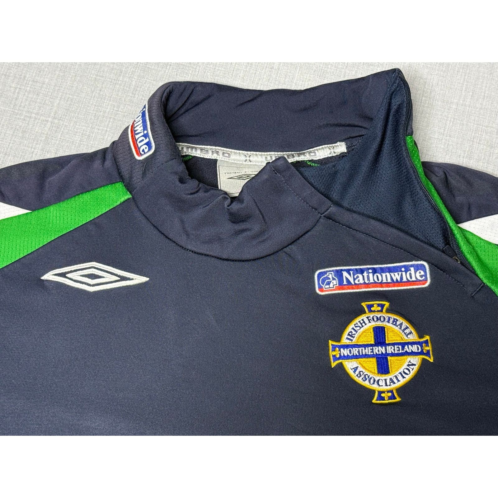 Umbro Umbro Northern Ireland Football Pullover Training Jacket S Size US S / EU 44-46 / 1 - 5 Thumbnail