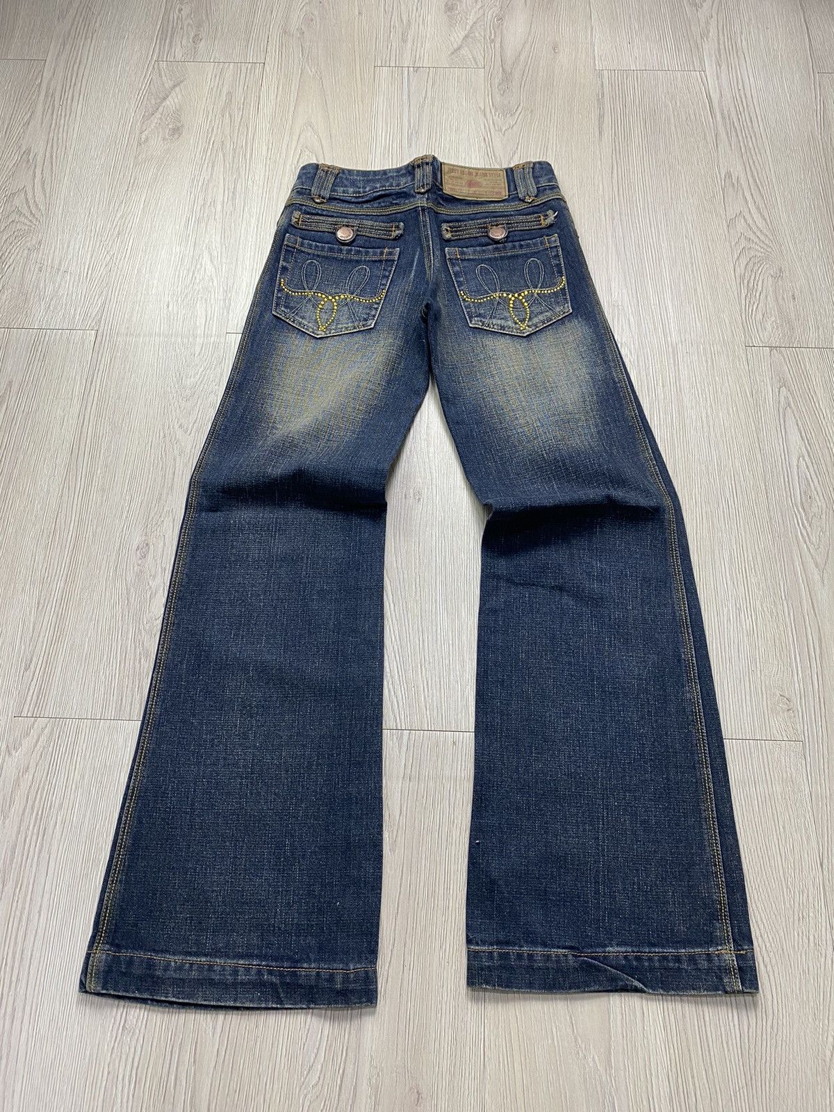 L.G.B. LE GRANDE BLEU If Six Was Nine Distressed Black Jeans