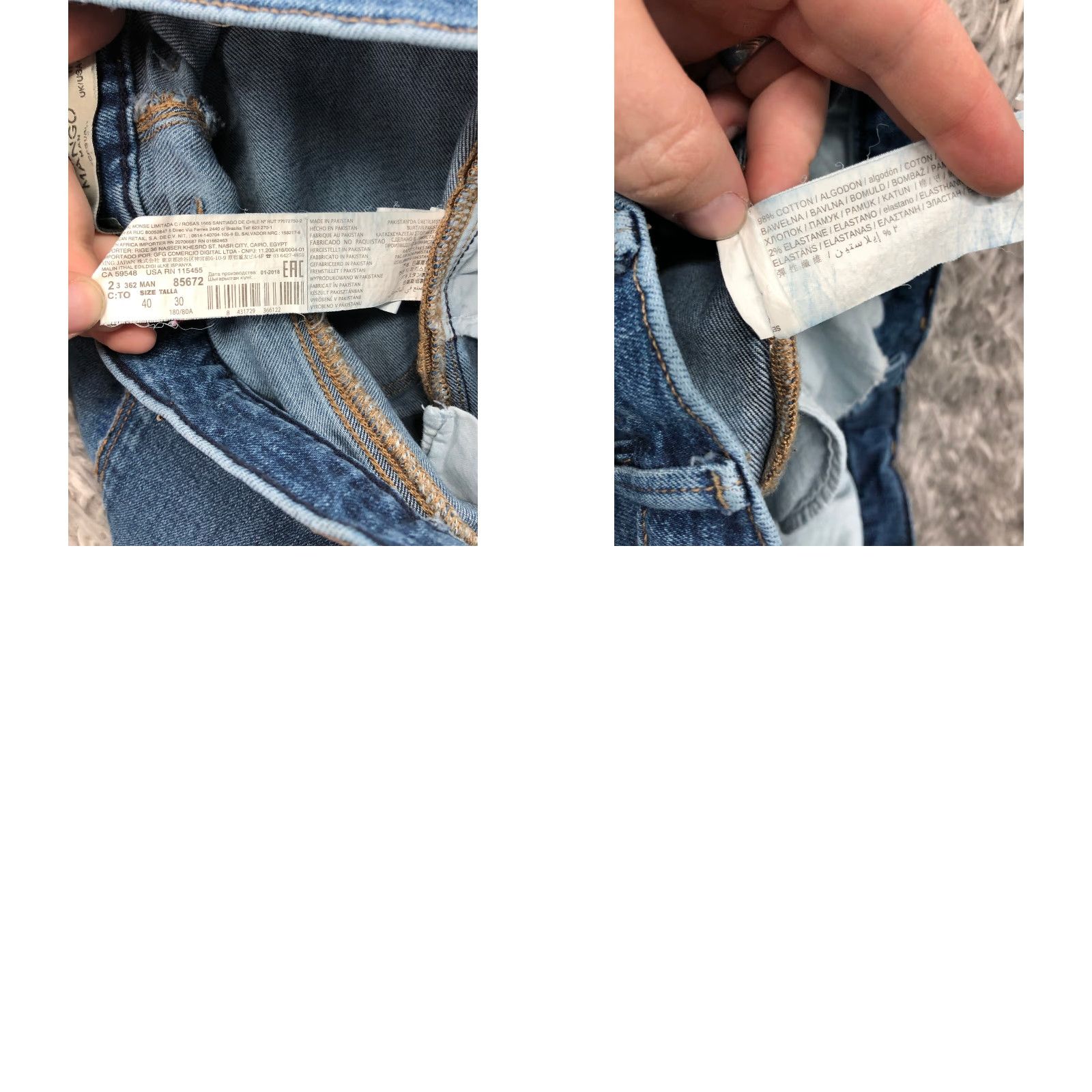 Mango Mango Jade Skinny Jeans Size 30 Mens Mid Rise Dark Wash Blue Denim Size US 30 / EU 46 - 9 Thumbnail