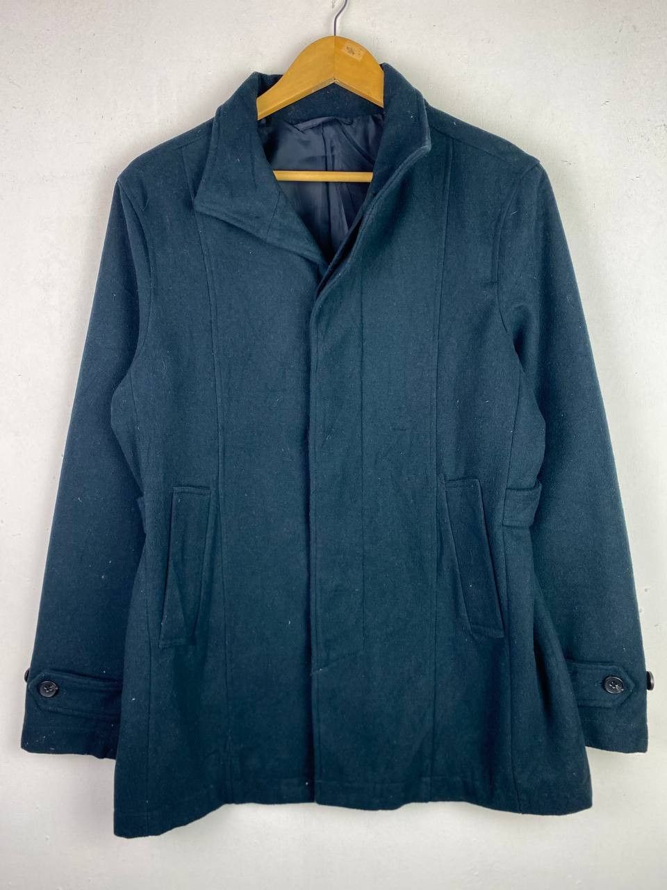 image of Avant Garde x Semantic Design s Polyester Jacket Nice Design in Dark Blue (Size Medium)