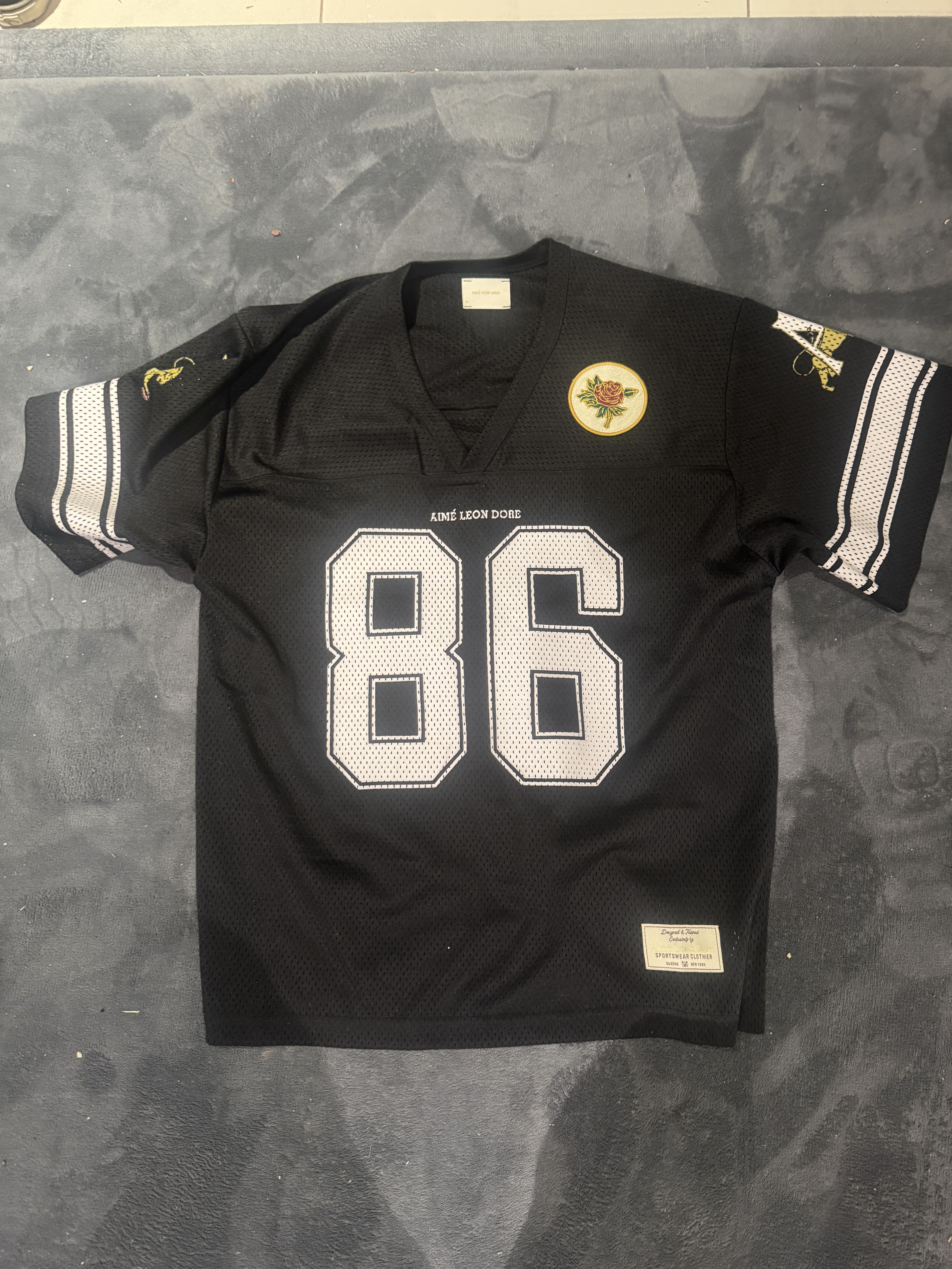 Aime Leon Dore aime leon dore team football jersey 86 size M | Grailed
