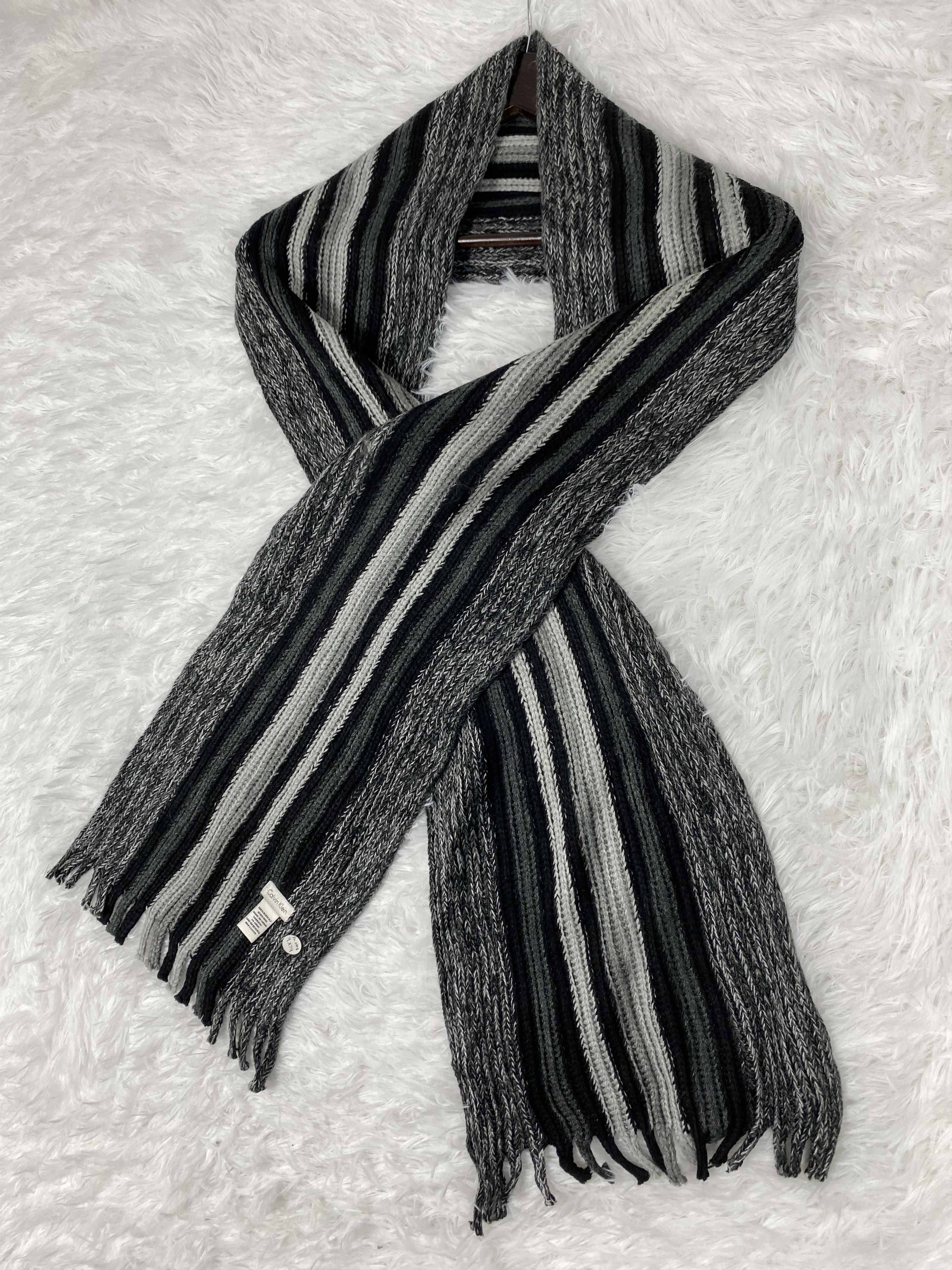 Calvin Klein × Vintage Vintage Calvin Klein Scarf / Muffler Neckwear PM0108 Size ONE SIZE - 5 Thumbnail