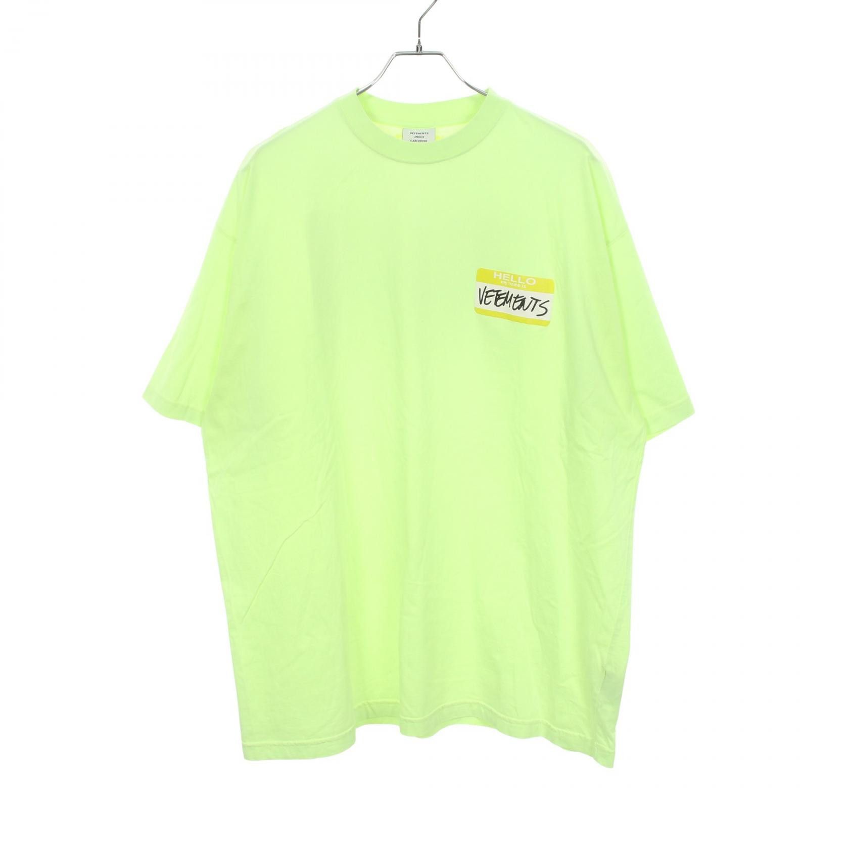 Vetements Vetements VETEMENTS Name Badge Cotton T Shirt Textile T-Shirts DUTY FREE for USA Size ONE SIZE - 1 Thumbnail