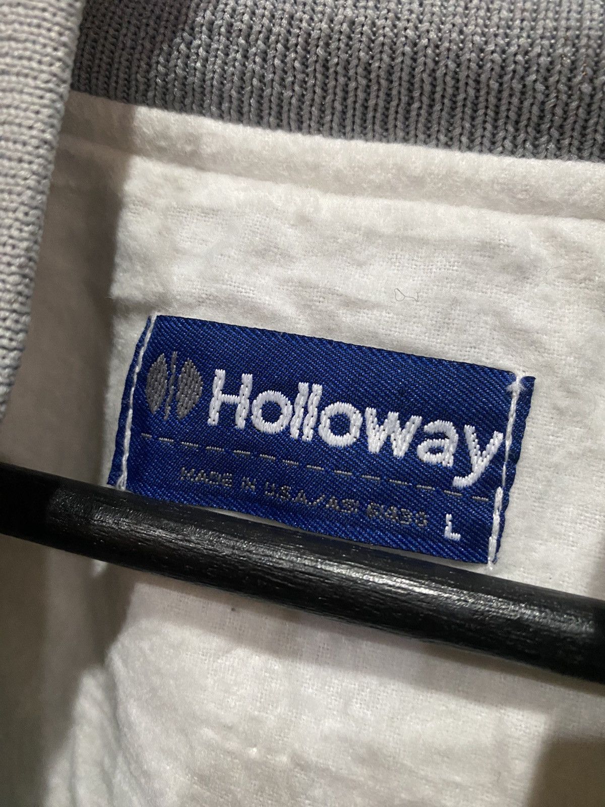 Holloway Vintage Holloway Silver Bomber Jacket USA Made Size US L / EU 52-54 / 3 - 7 Thumbnail