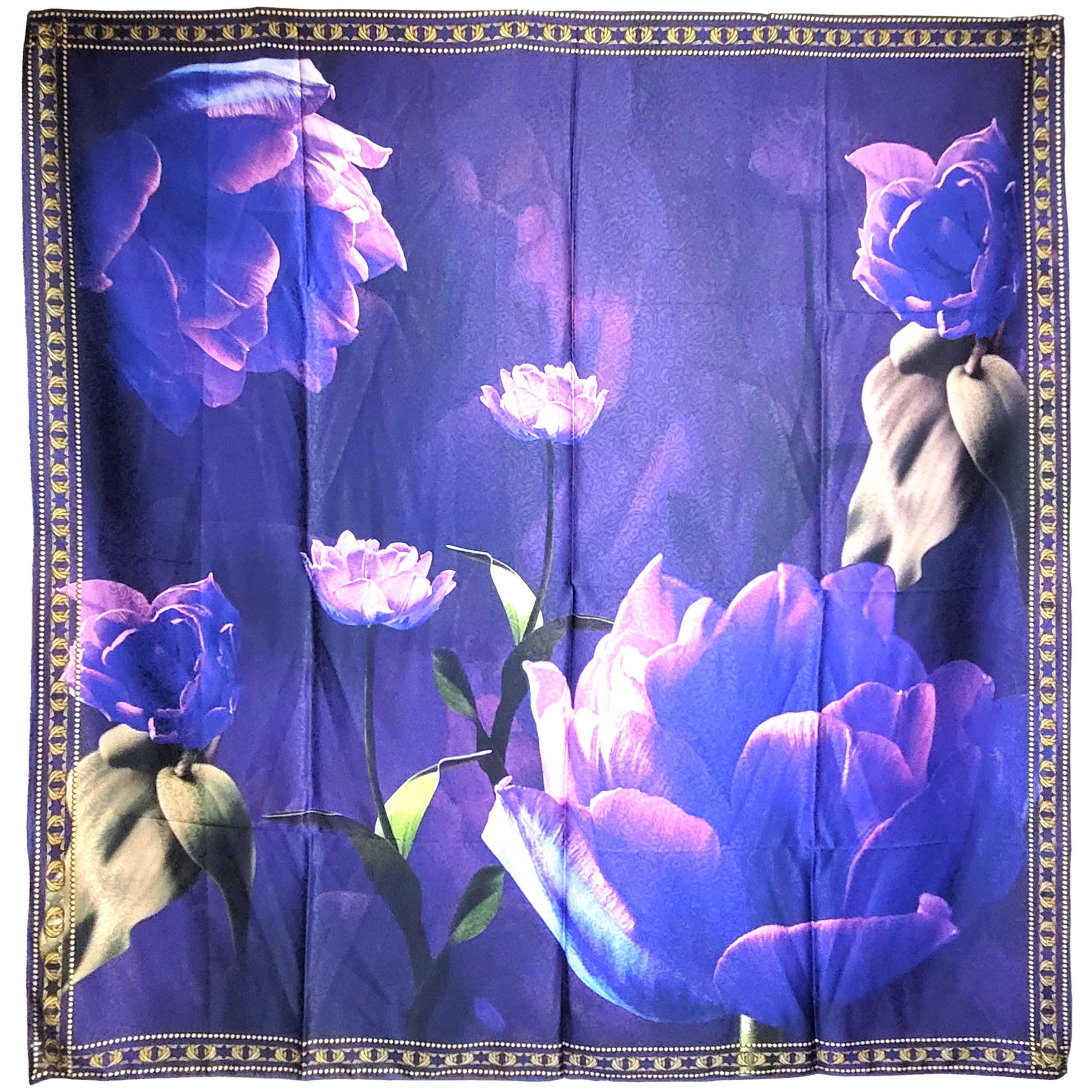 Other NWT Double Sided Silk Scarf 52"x52" Large Square Wrap 3232 Size ONE SIZE - 2 Thumbnail